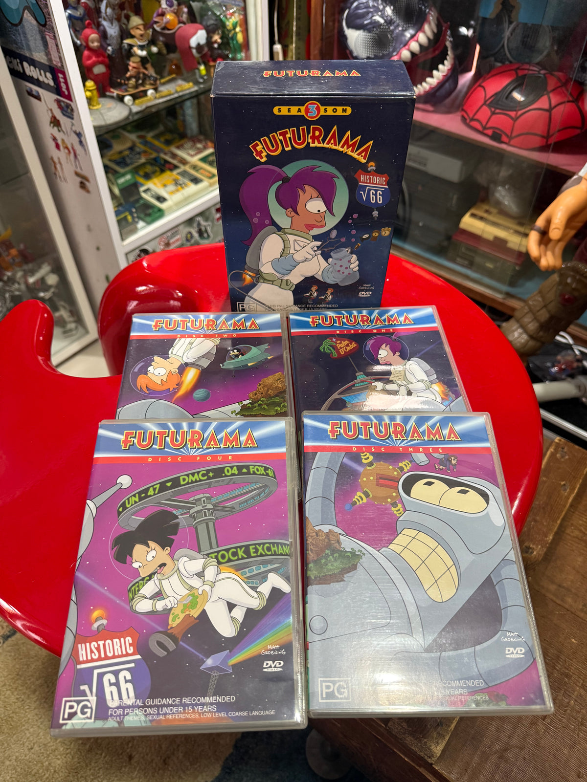 Futurama Season 3 Complete 4 Disc DVD Box Set Australian Release 2003