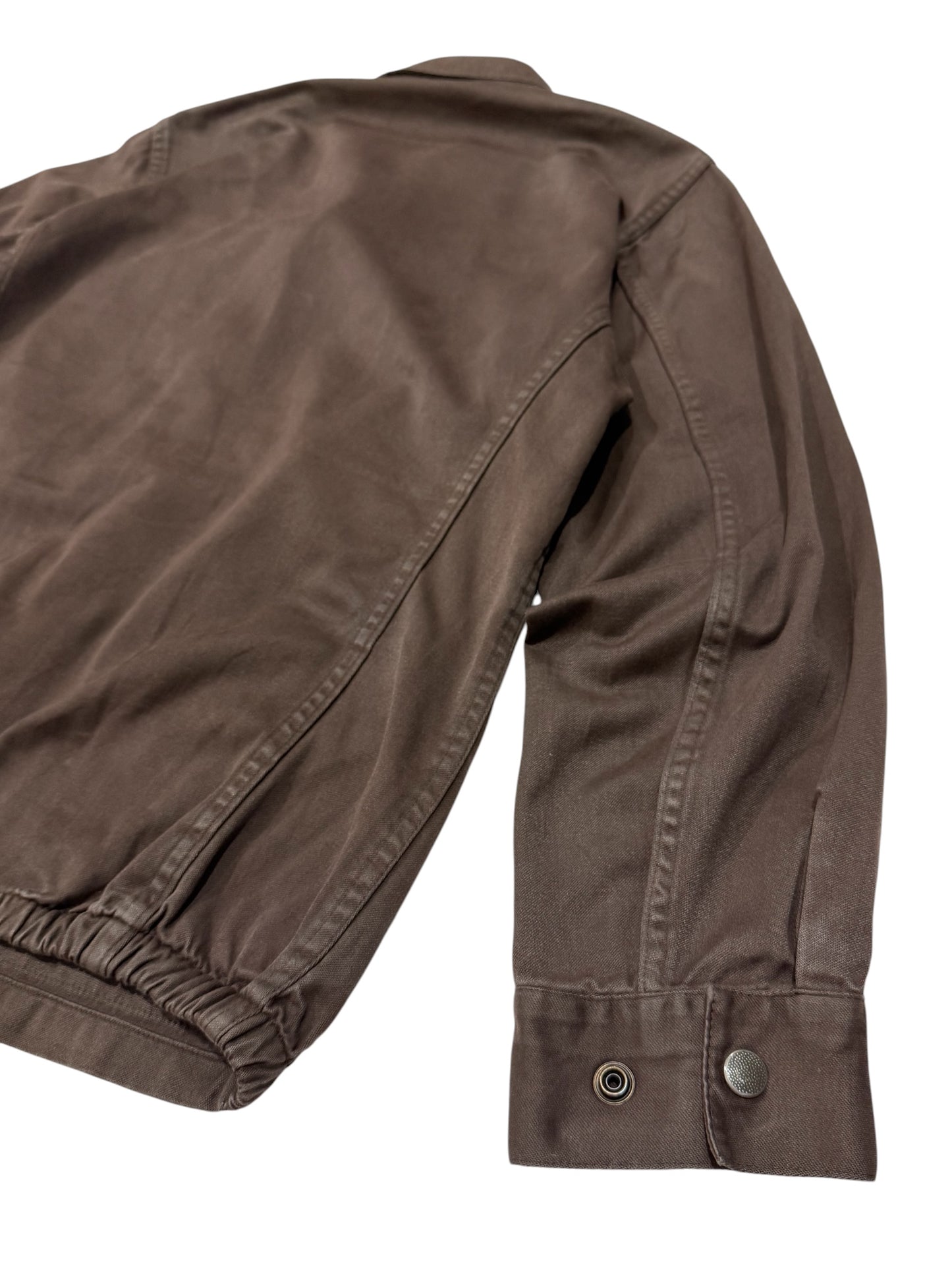 Vintage French Army F2 Field Jacket Rare Brown Military Surplus Retro Workwear