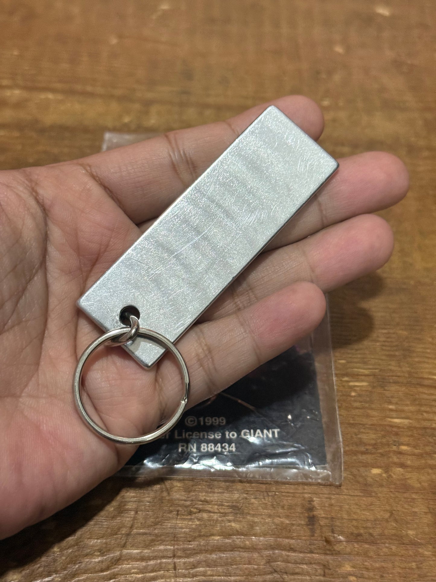 Vintage 1999 Rage Against The Machine Metal Keychain