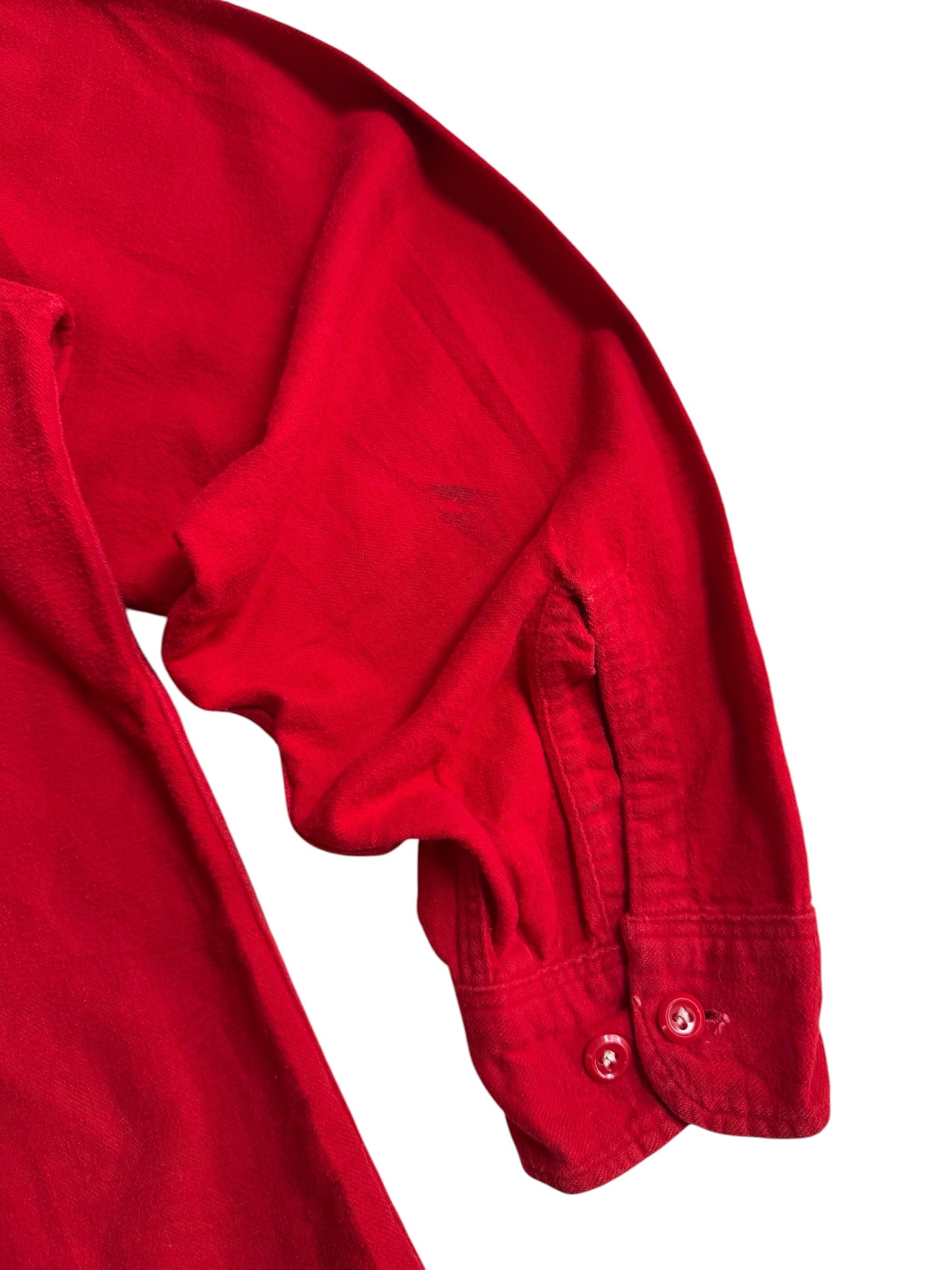Vintage 1950s Penney’s Sanforized Red Work Shirt