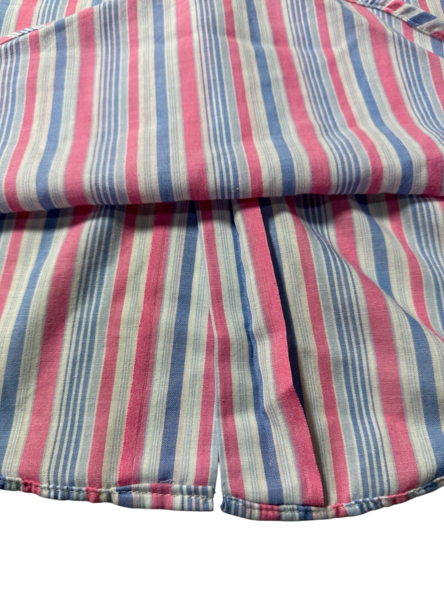 Vintage 1970s–80s Beeline Permanent Press Stripe Shirt Made In Usa