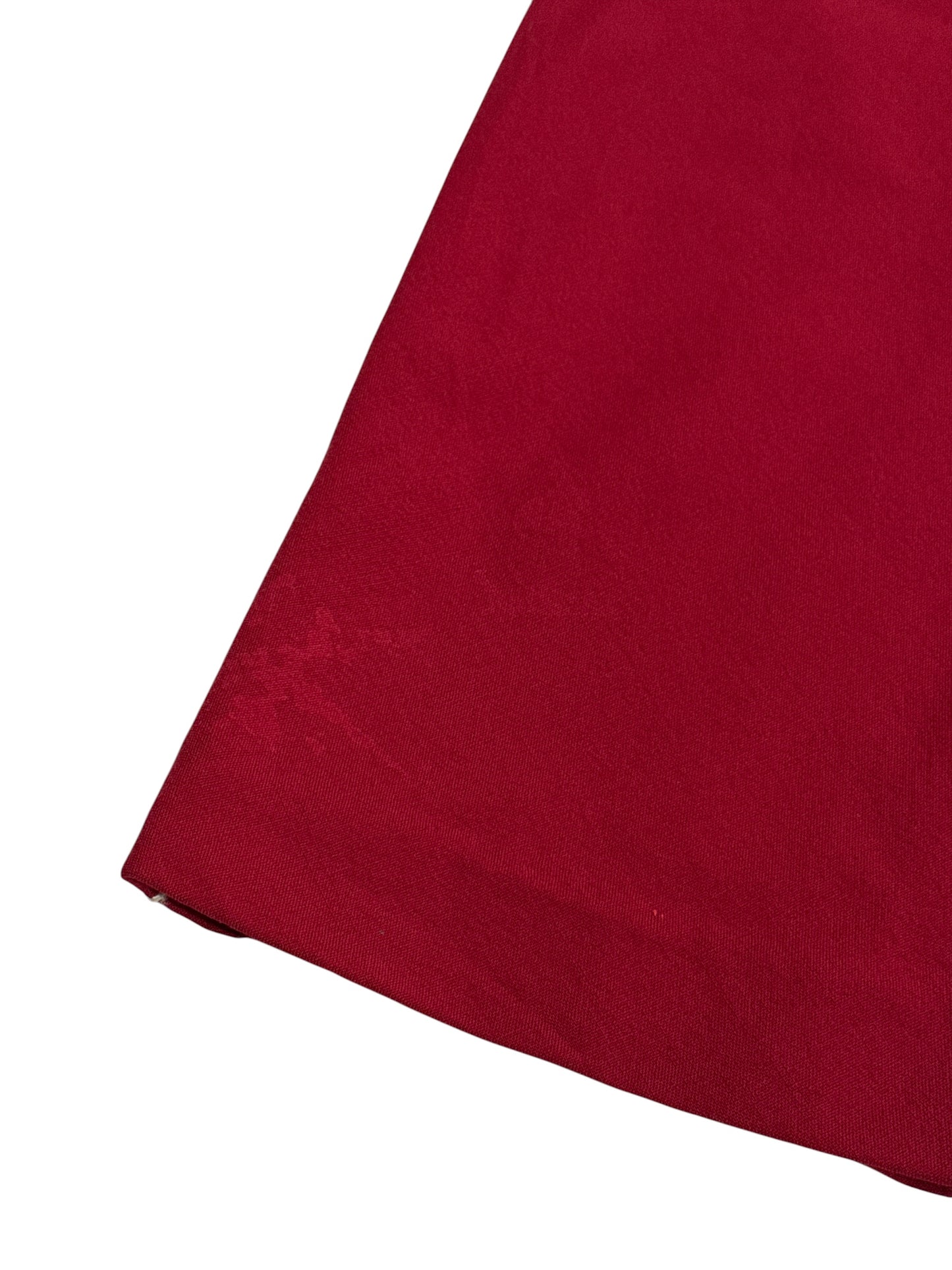 Undercover Japan Red Wool Trousers Slim Pants