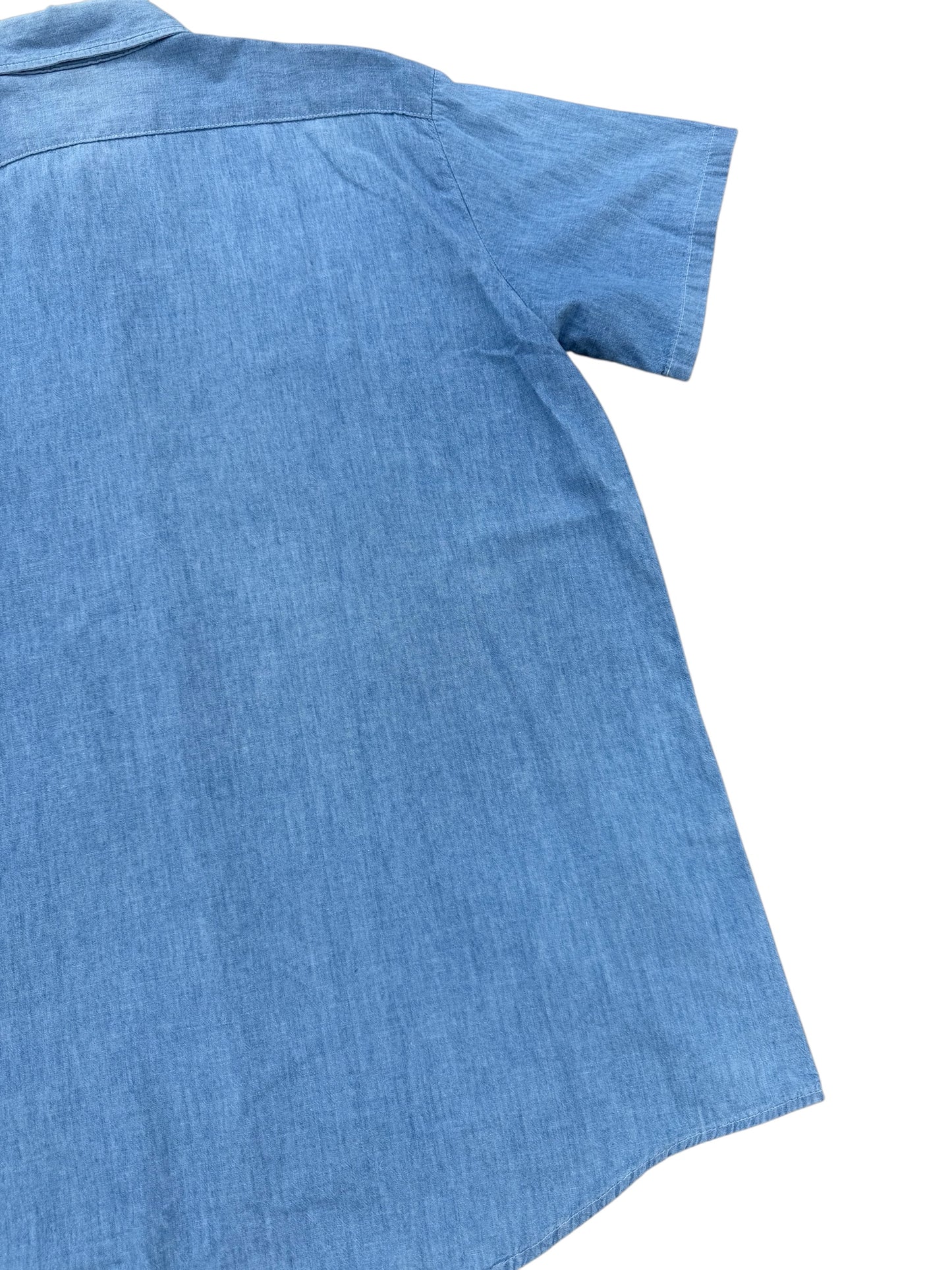 Vintage 1970s-80s OshKosh B’gosh Made in USA Chambray Work Shirt