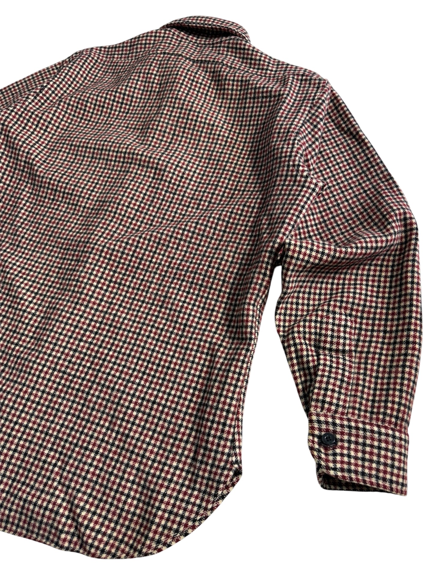 Vintage 80s Pendleton Wool Check Shirt Made In Usa Quilted Lining