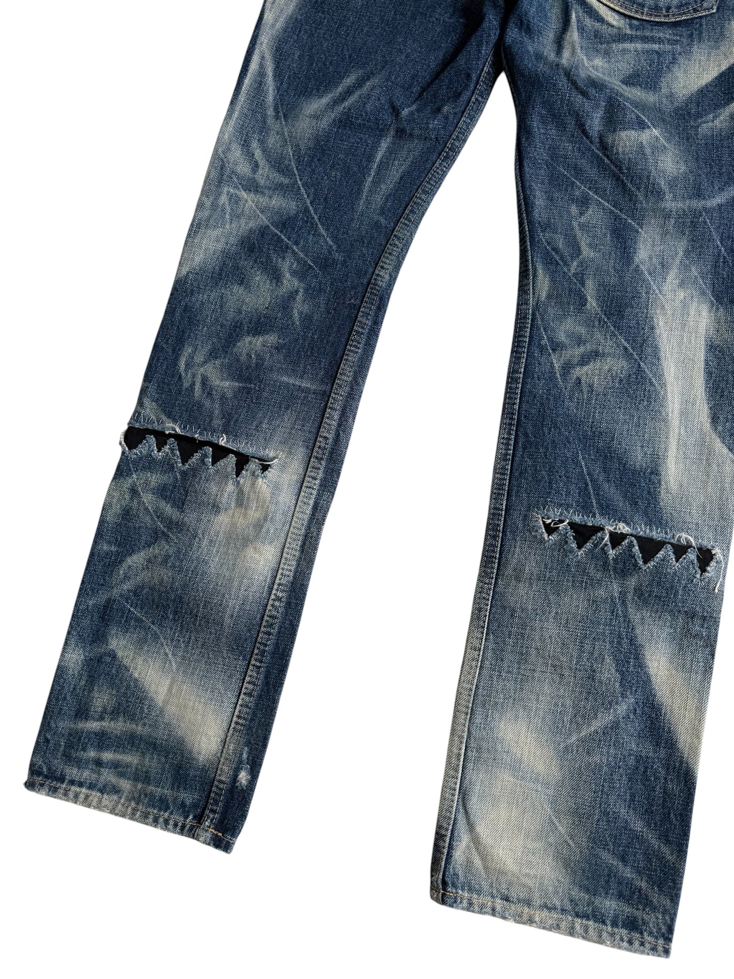 Vintage RNA Inc. Alternative Distressed Reworked Denim Jeans