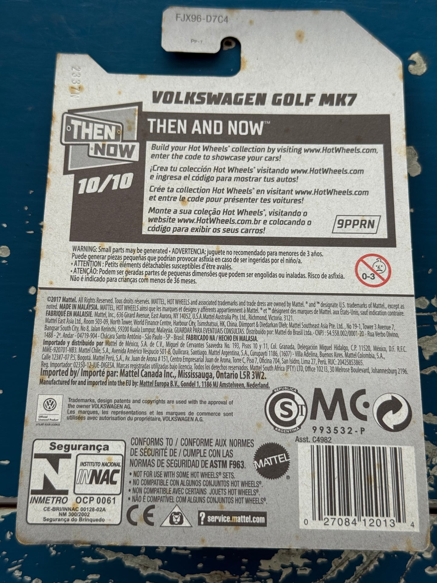 Hot Wheels Volkswagen Golf MK7