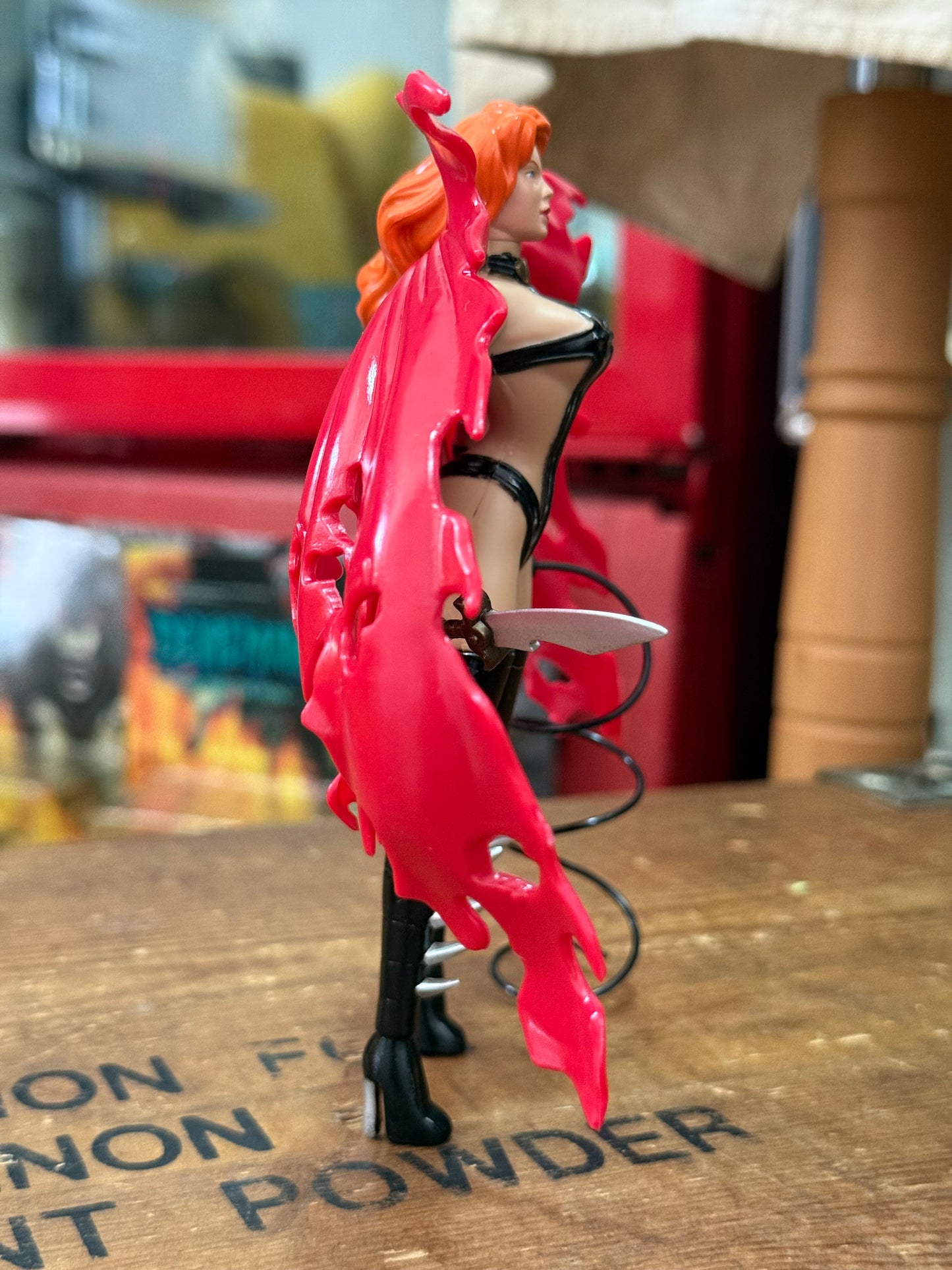 Vintage 1997 Hellina Mega Action Figure Skybolt Toyz