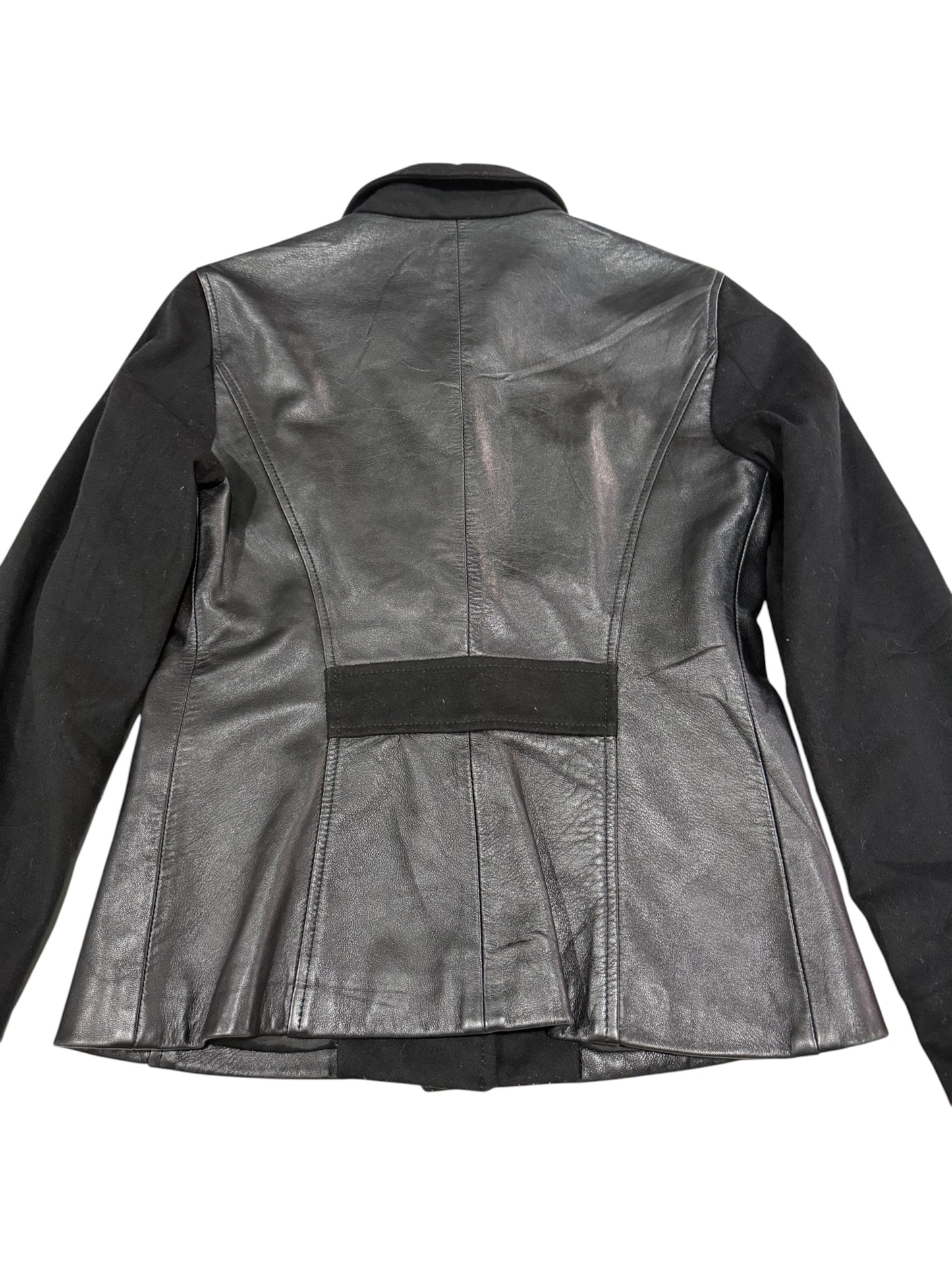 Italian Leather Womens Jacket Fitted Coat