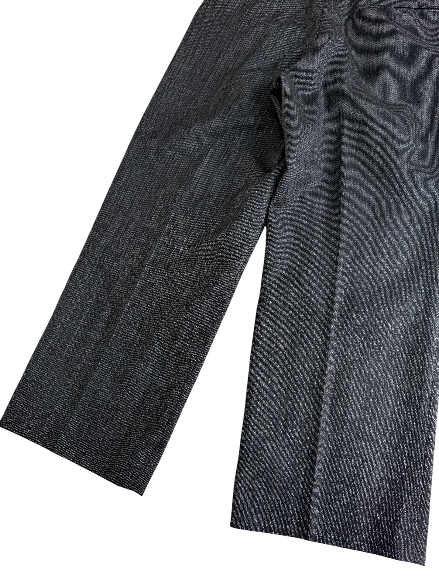 Vintage 1970s–80s Textured Pleated Dress Trousers