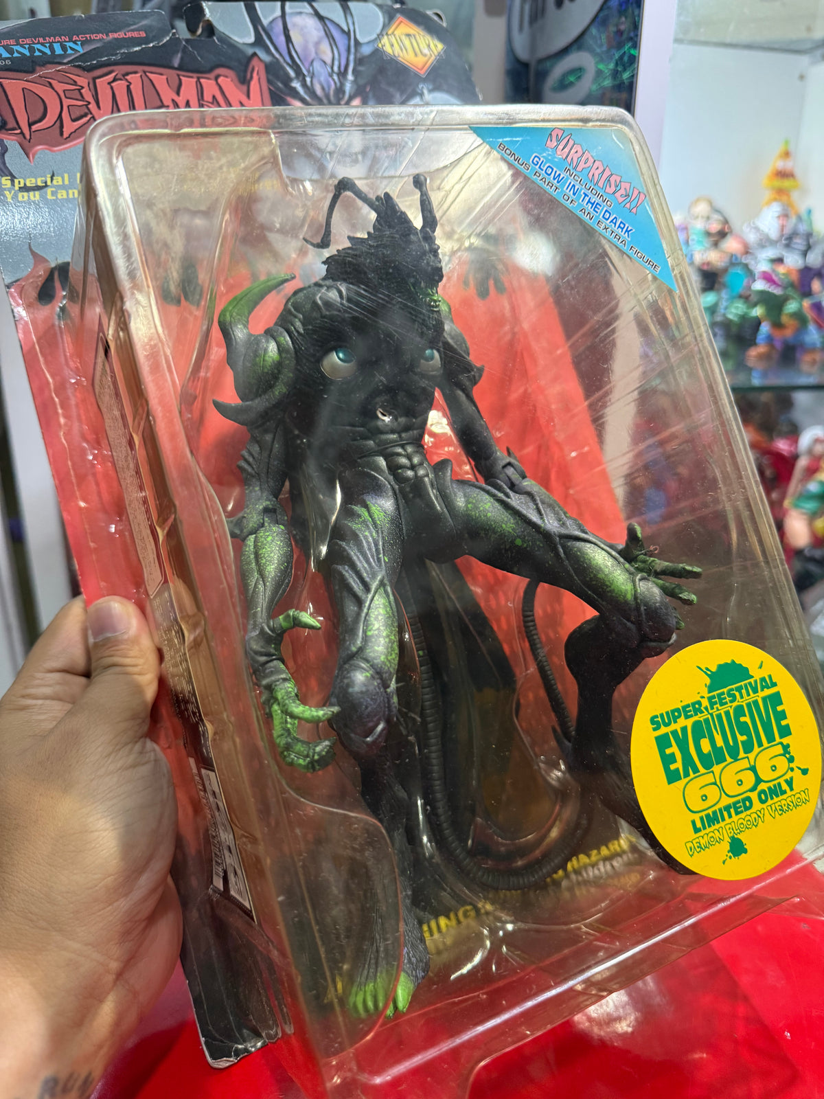 Vintage Devilman Zannin Fewture Super Festival Exclusive 666 Demon Bloody Action Figure