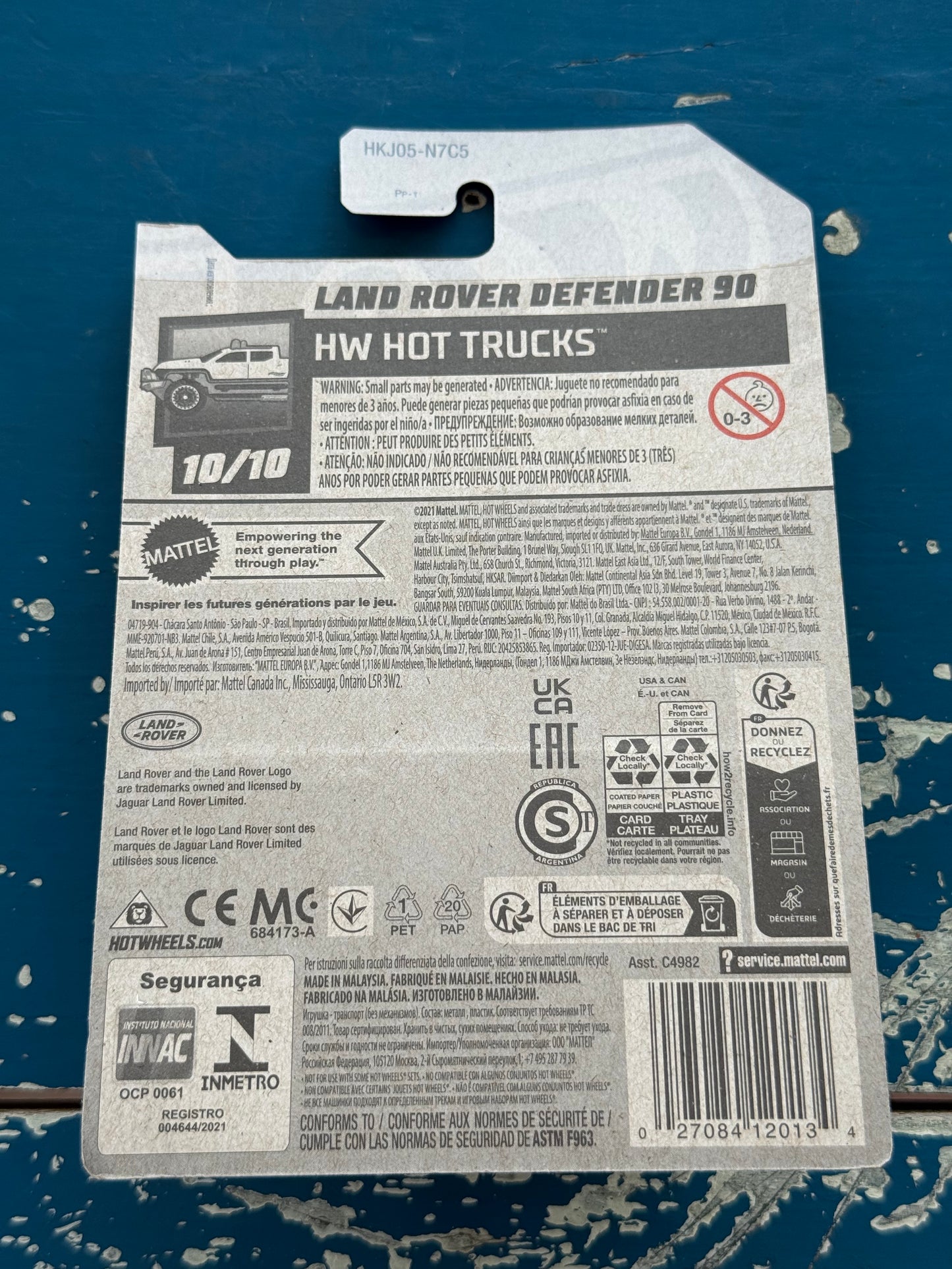 Hot Wheels Land Rover Defender 90