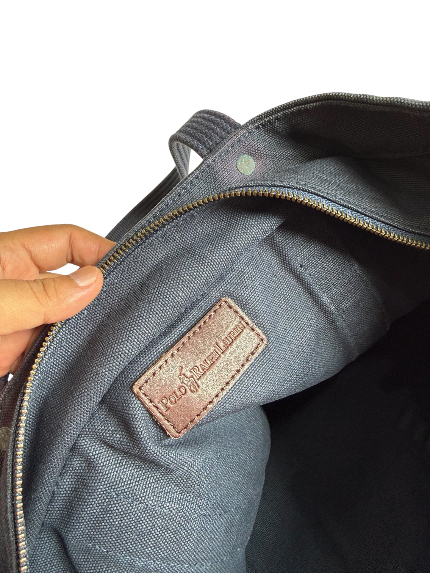 Polo Ralph Lauren Big Pony Canvas Zip Tote Bag