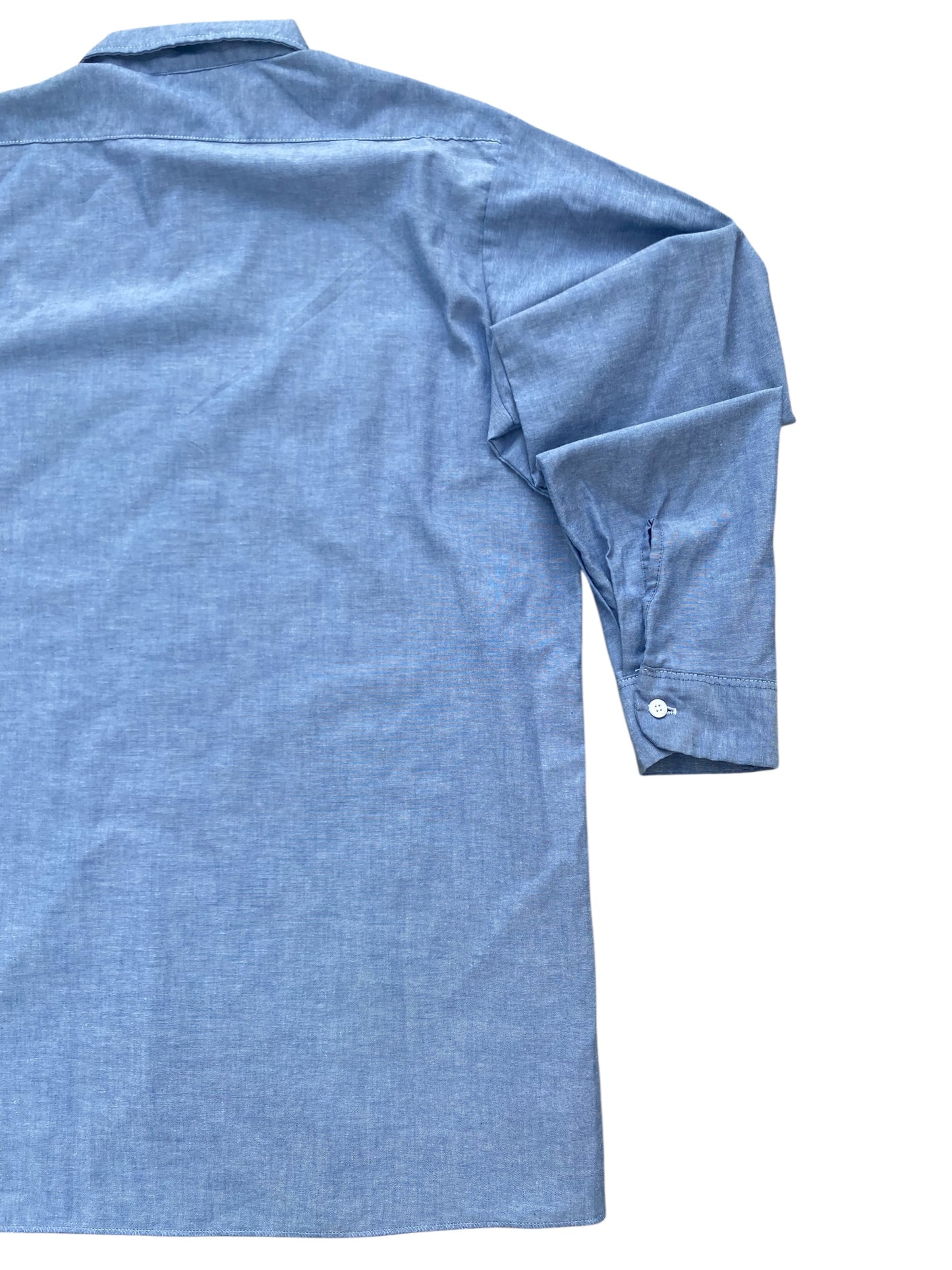 Vintage 1980s-90s Dickies Chambray Work Shirt