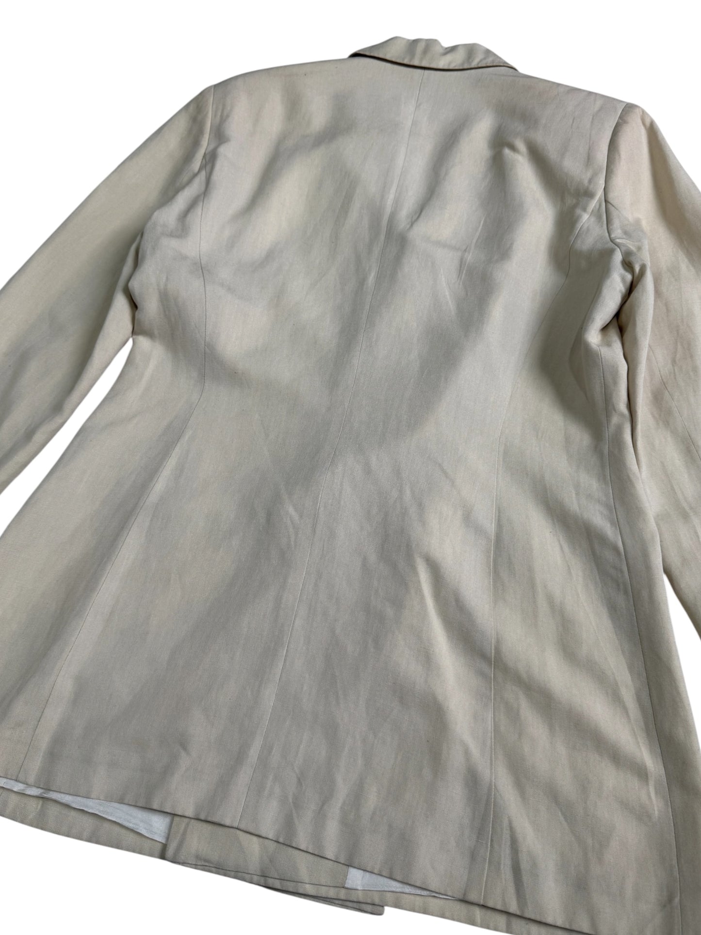 Vintage Hanae Mori Paris Cashmere & Week-End Double Breasted Blazer Jacket