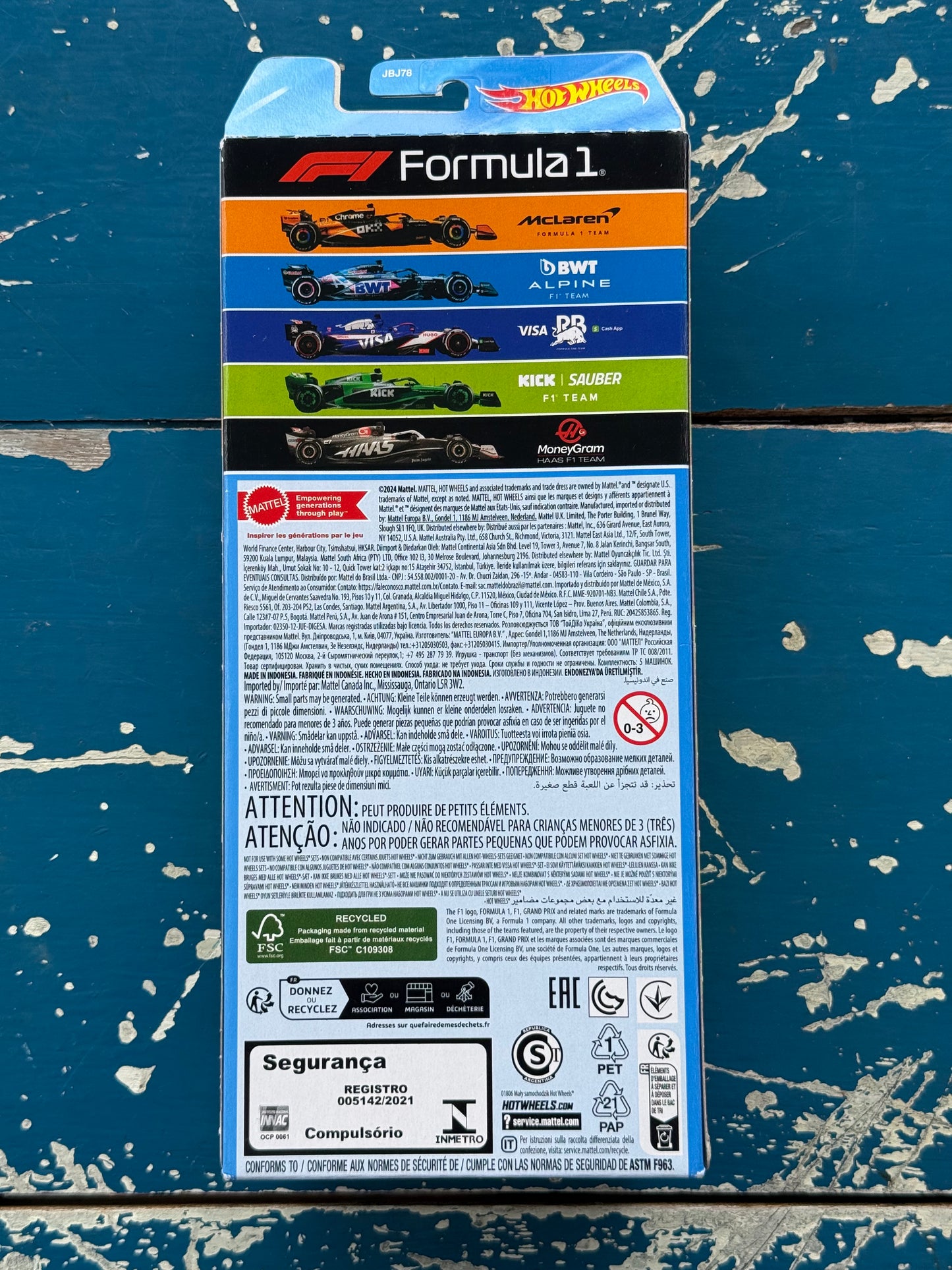 Hot Wheels Formula 1 5-Pack (2024 Edition)