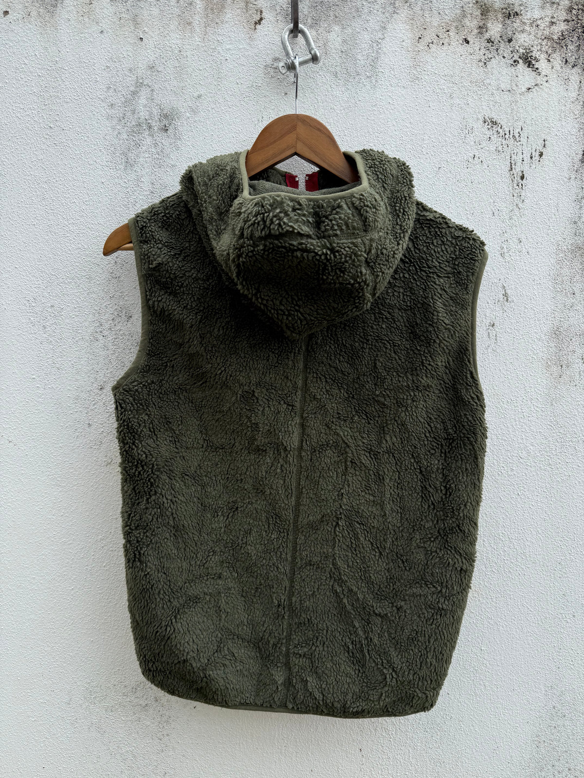 FREAK’S STORE Japan Purple 2 in 1 Hooded Parka Jacket Sherpa Fleece Vest