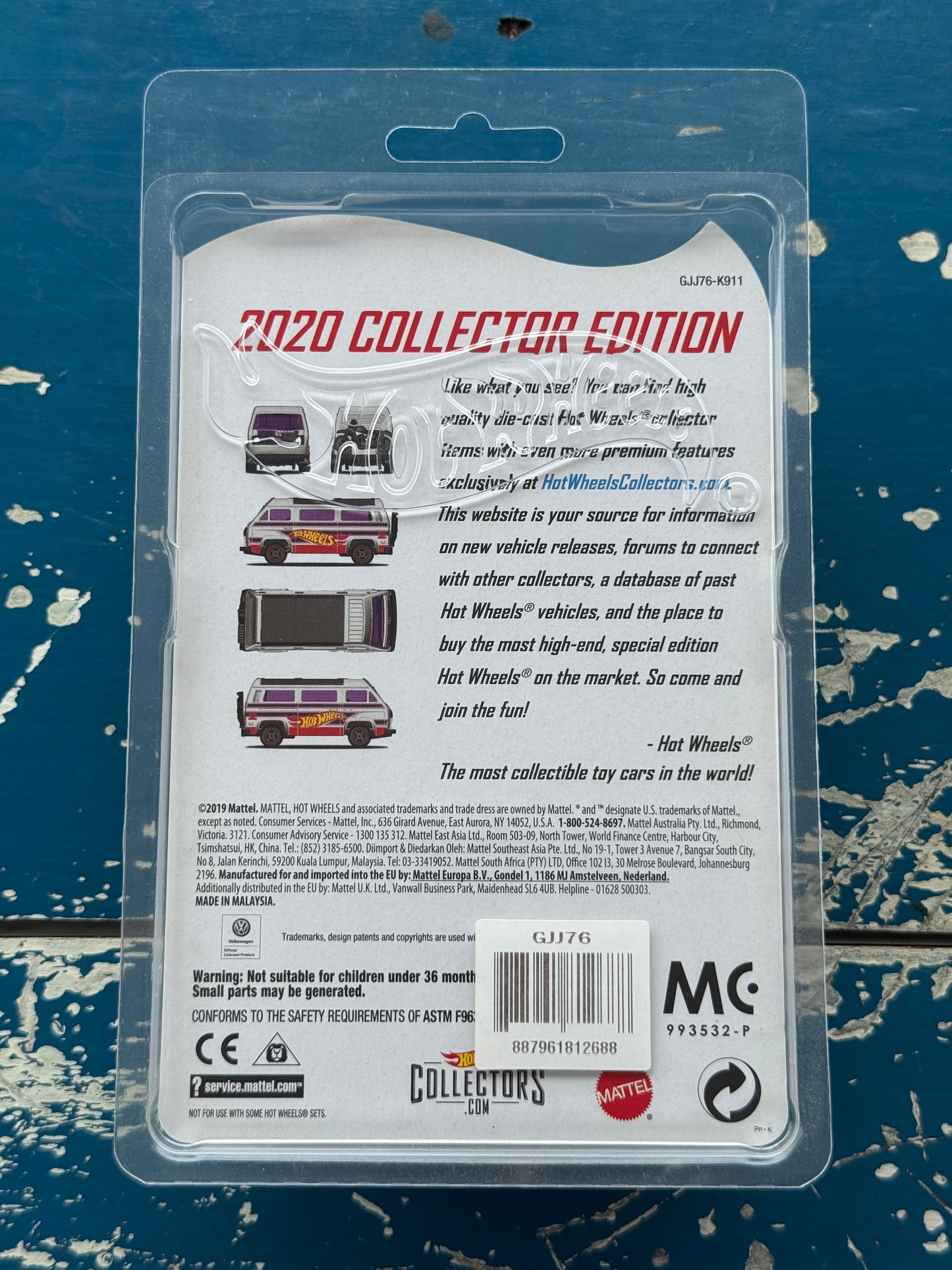 Hot Wheels 2020 Collector Edition Volkswagen Sunagon ZAMAC