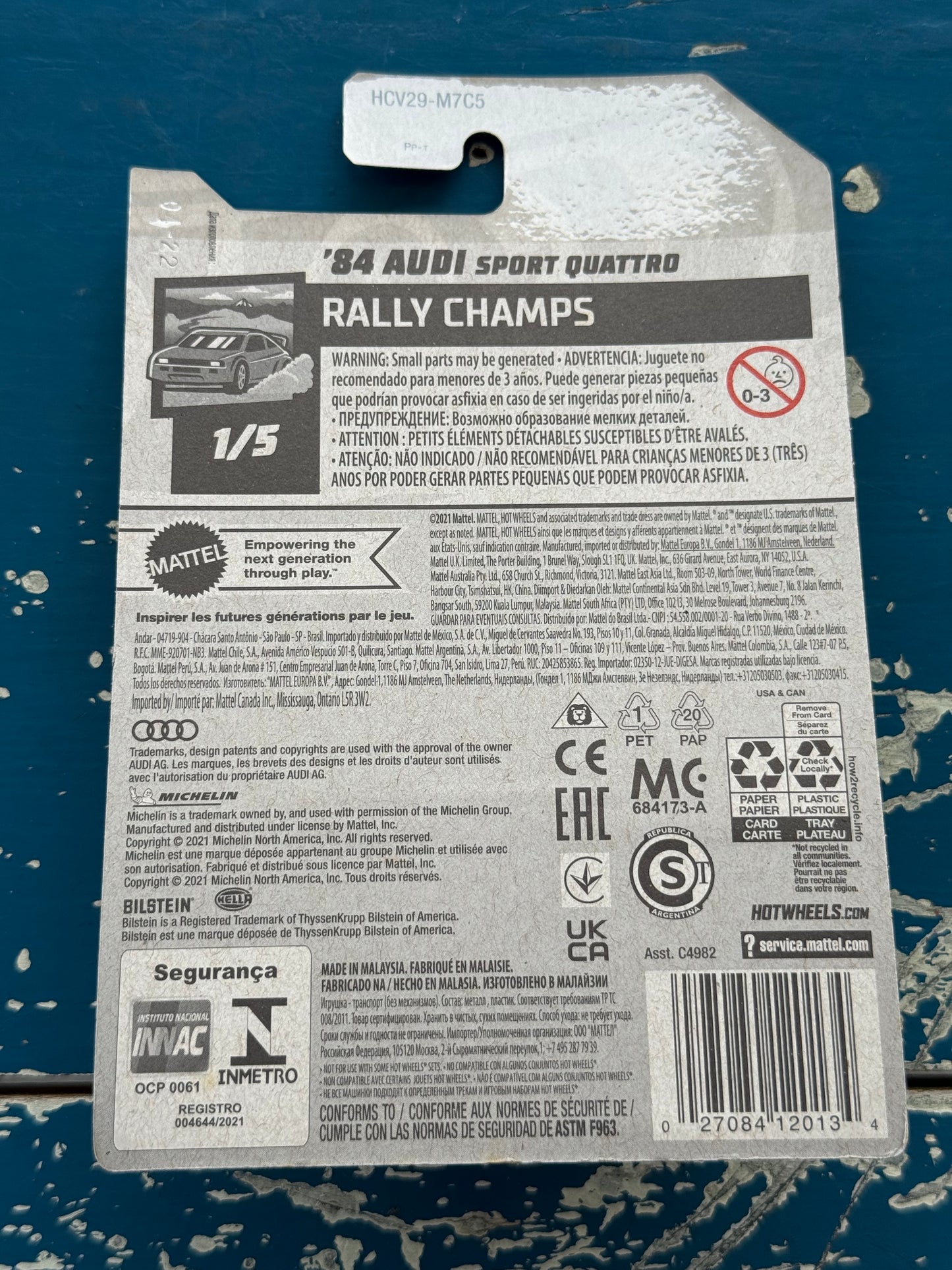 Hot Wheels ‘84 Audi Sport Quattro