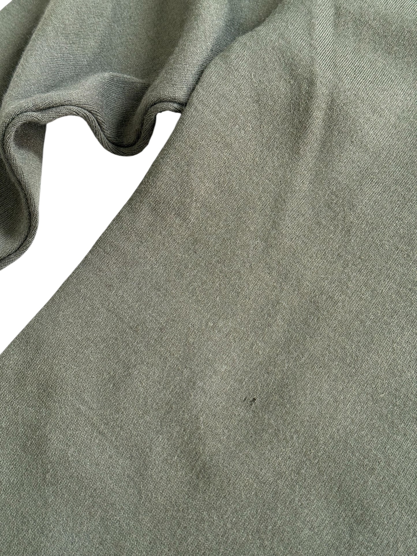Vintage 1979 Belgian Military Olive Green Thermal Crewneck Shirt BEGETEX