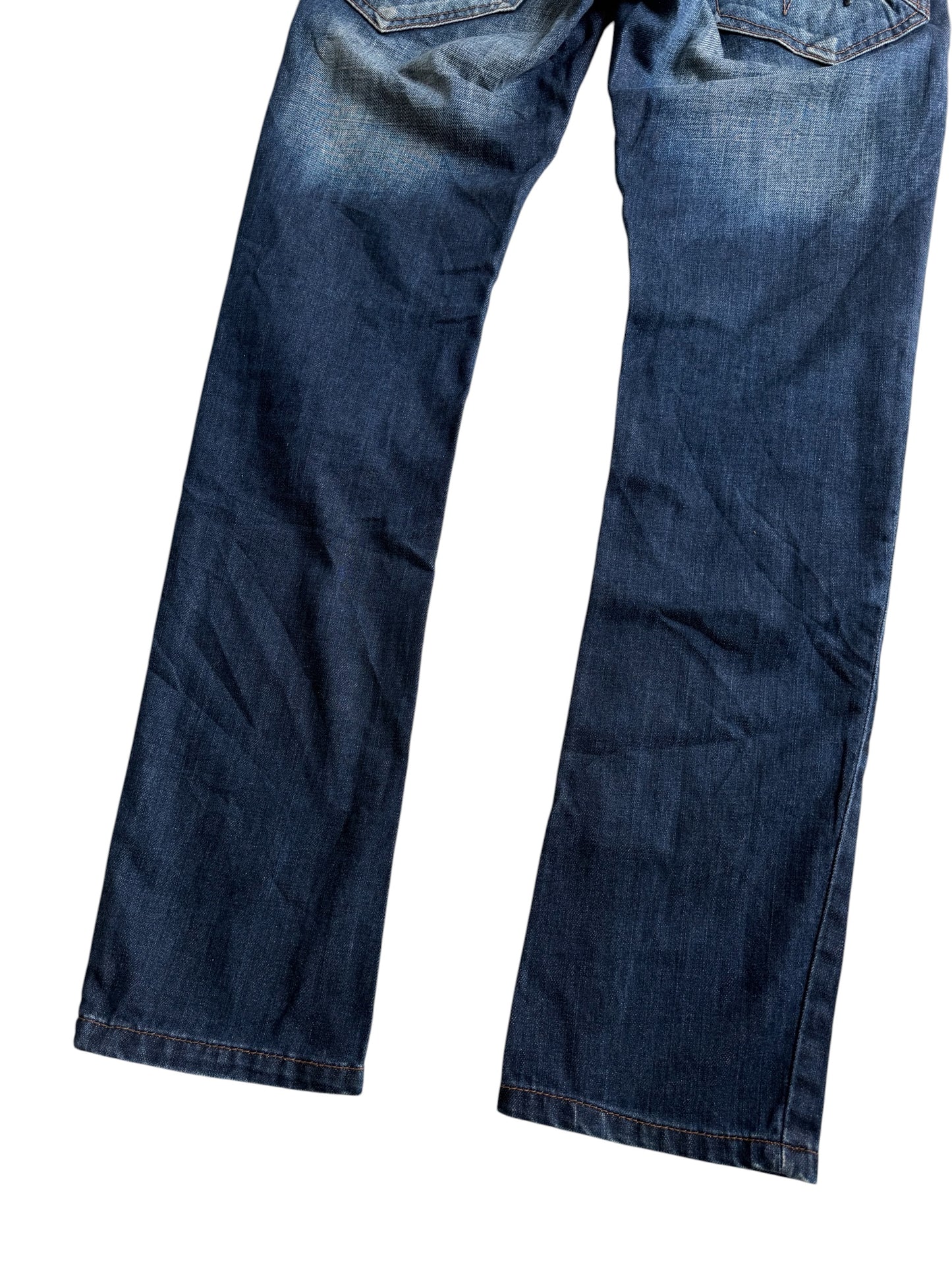Tough Jeansmith Heavy Duty Utility Denim Jeans Tactical Strap Y2K