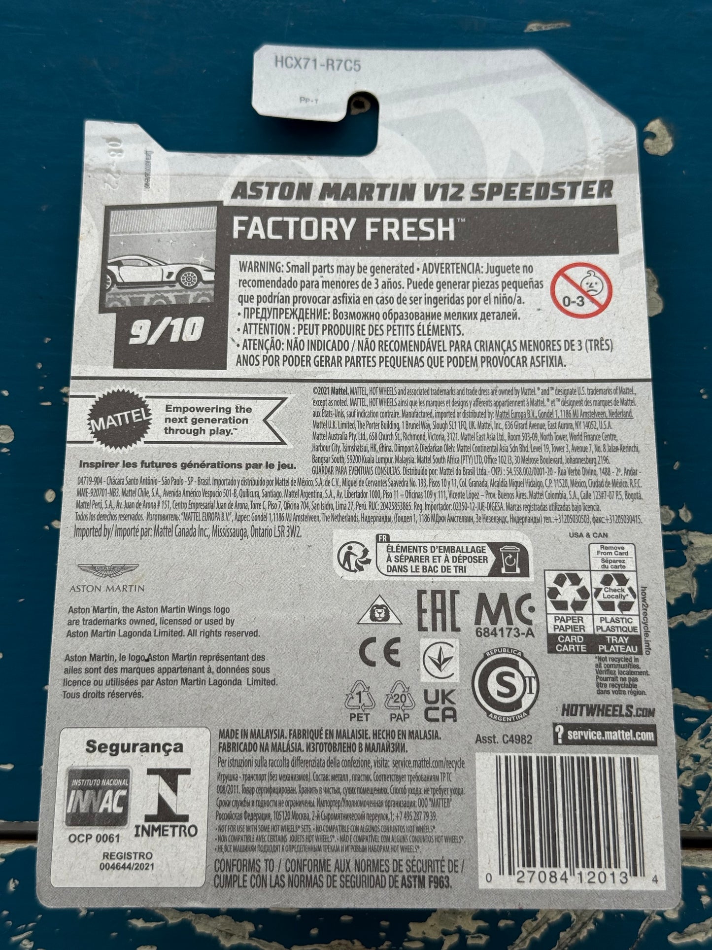 Hot Wheels Aston Martin V12 Speedster