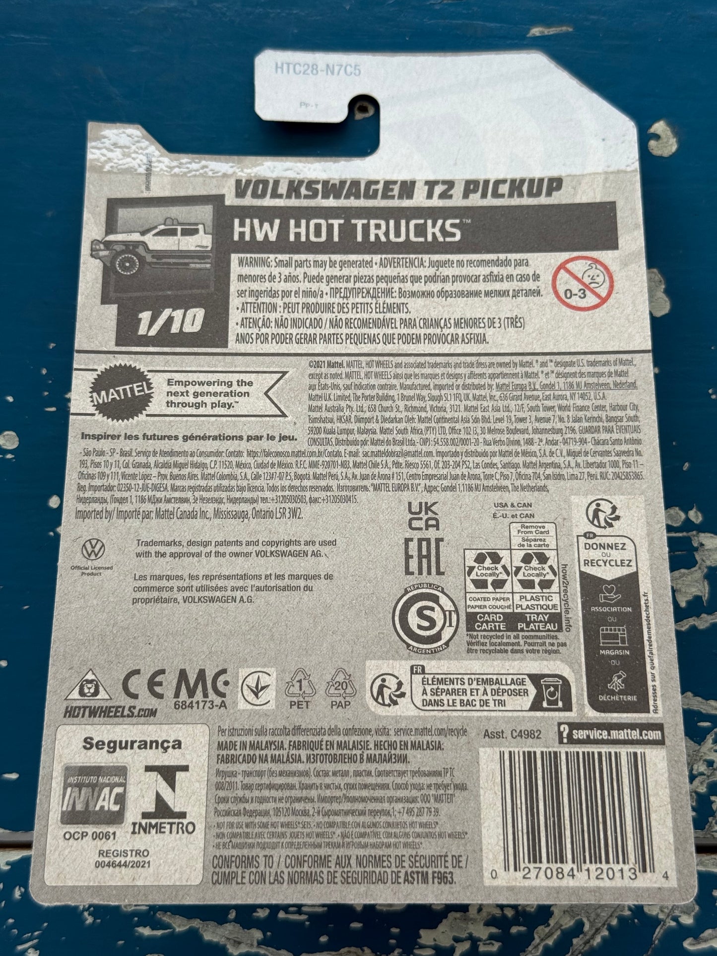 Hot Wheels Volkswagen T2 Pickup