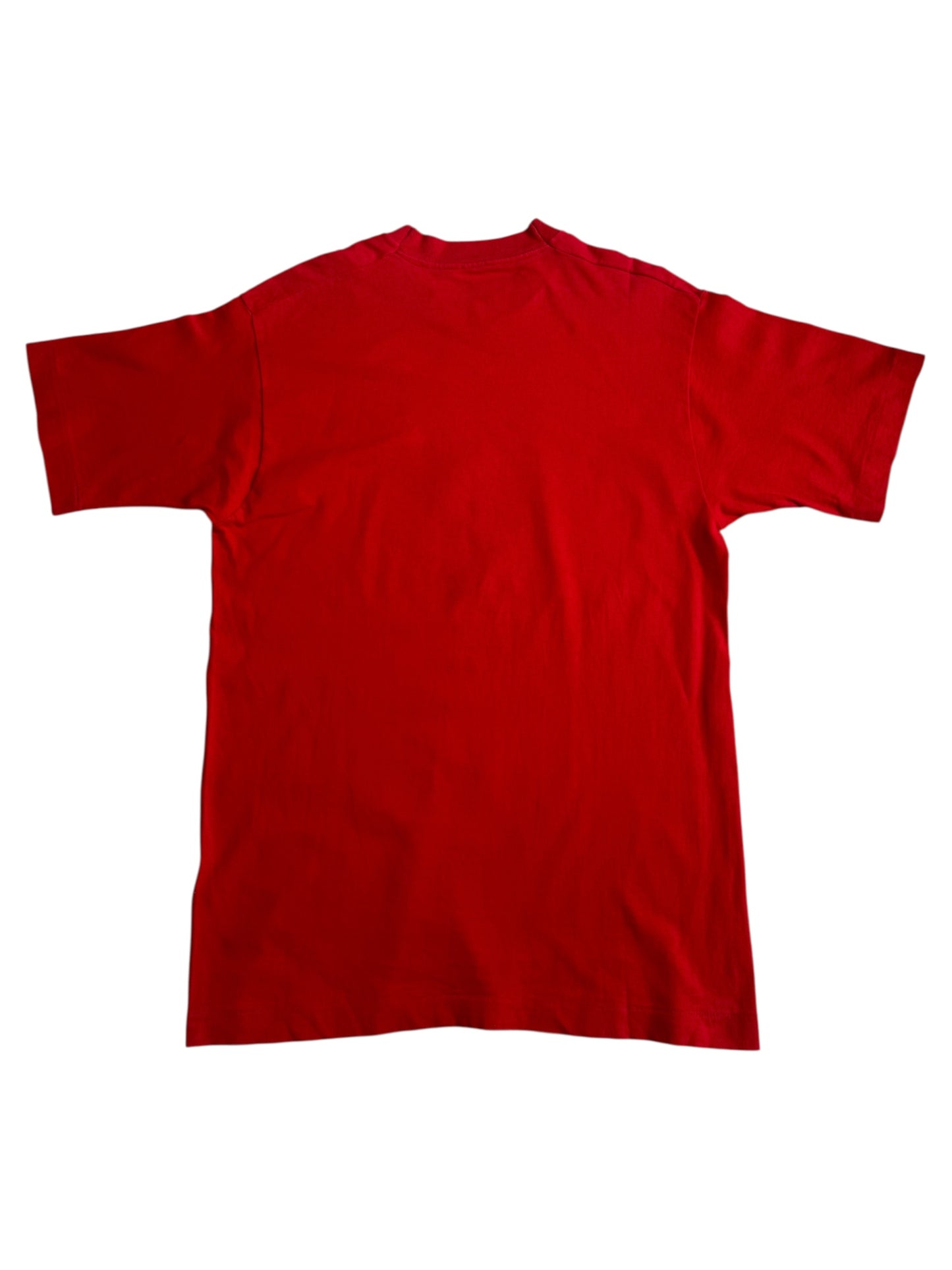 Vintage Calimero Pagot Red Tshirt Cartoon Character Graphic