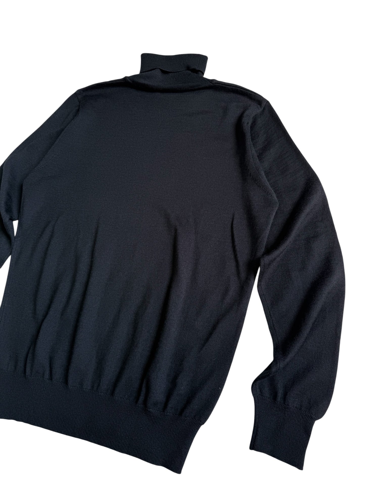 Vintage 1990s Barneys New York Wool Blend Turtleneck Sweater Made in Italy