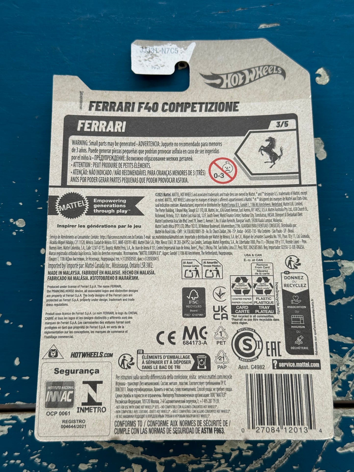 Hot Wheels Ferrari F40 Competizione