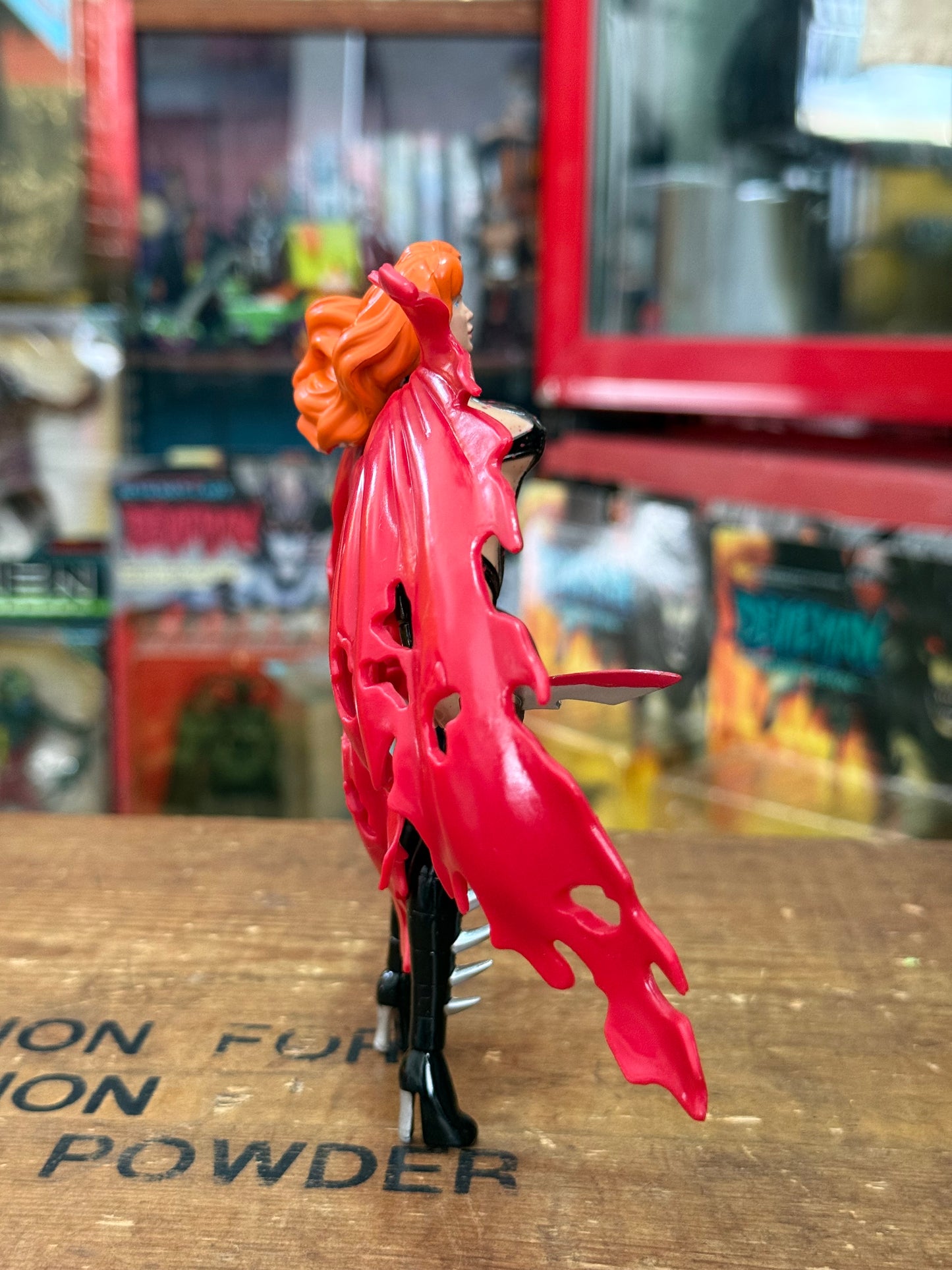 Vintage 1997 Hellina Mega Action Figure Blood Splattered Version