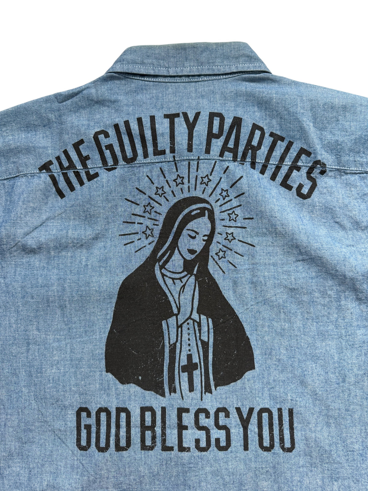 Wacko Maria The Guilty Parties Selvedge Chambray Work Shirt