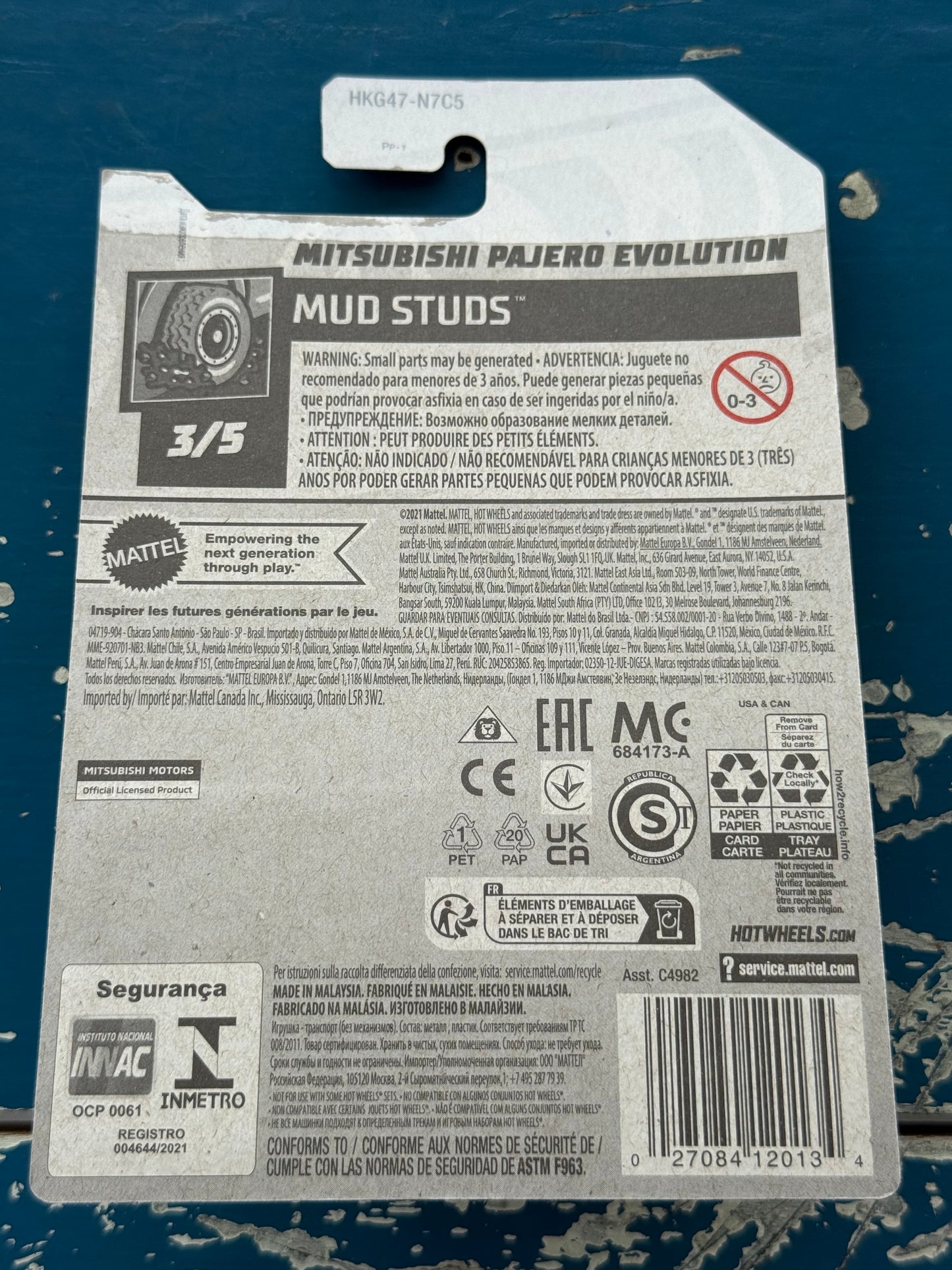 Hot Wheels Mitsubishi Pajero Evolution