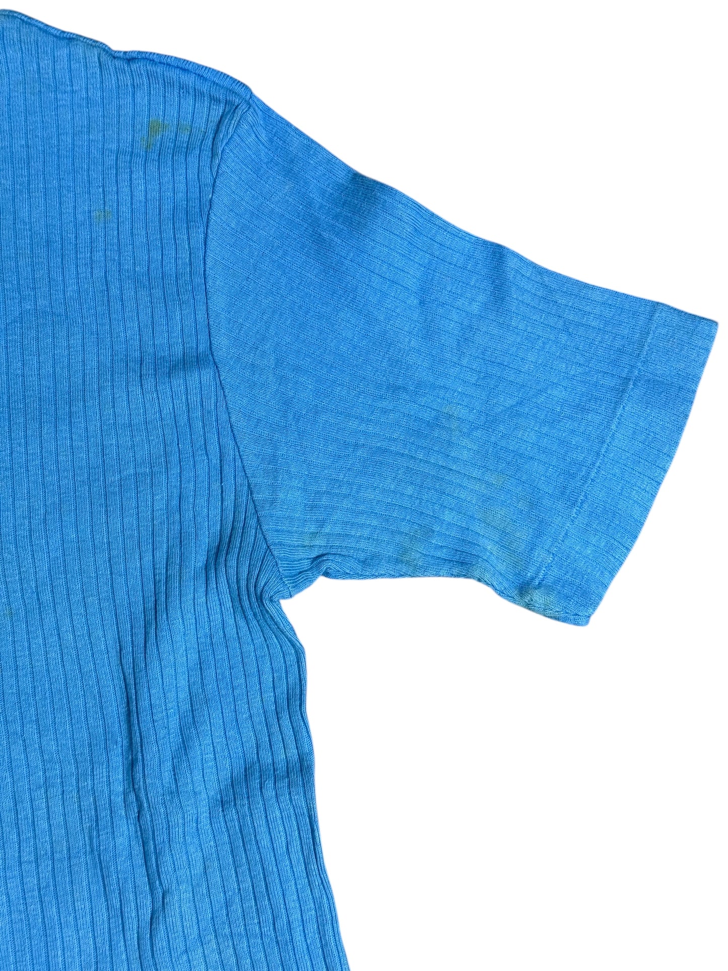 Vintage 1960s Champion Knitwear Chaminade Hawaii Ribbed Tshirt
