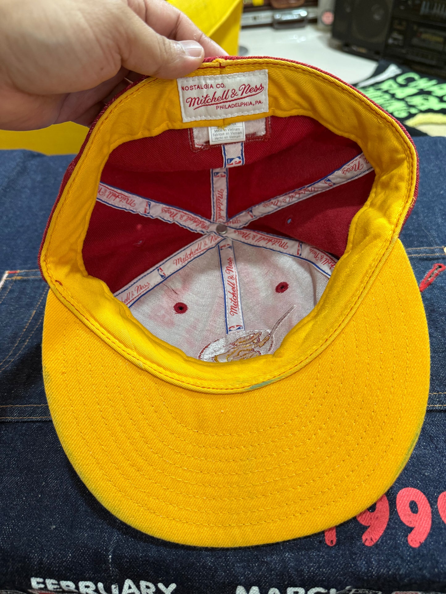 Cleveland Cavaliers Mitchell & Ness Fullcap