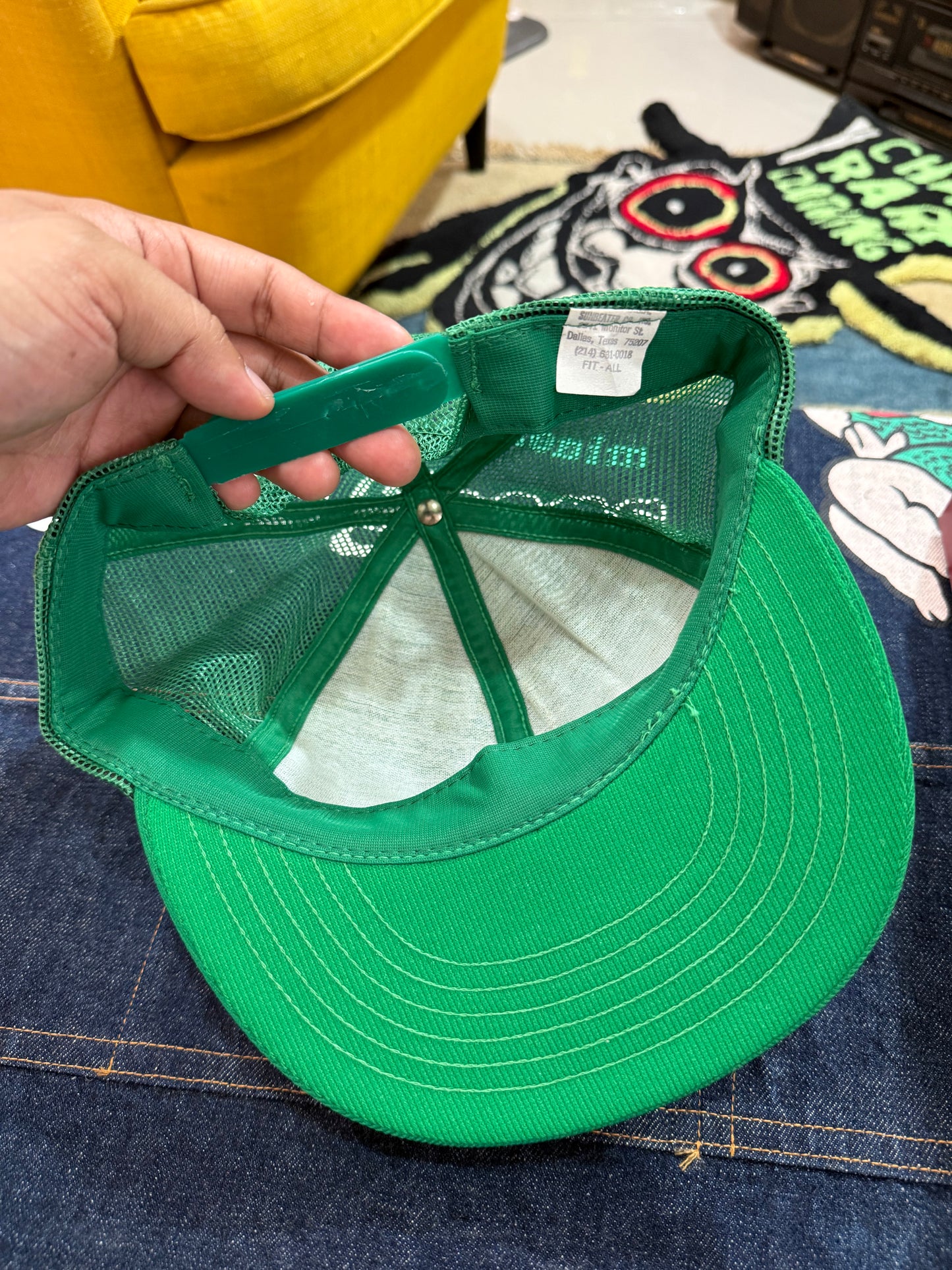 Vintage FFE Transportation Services Trucker Cap Made In Usa