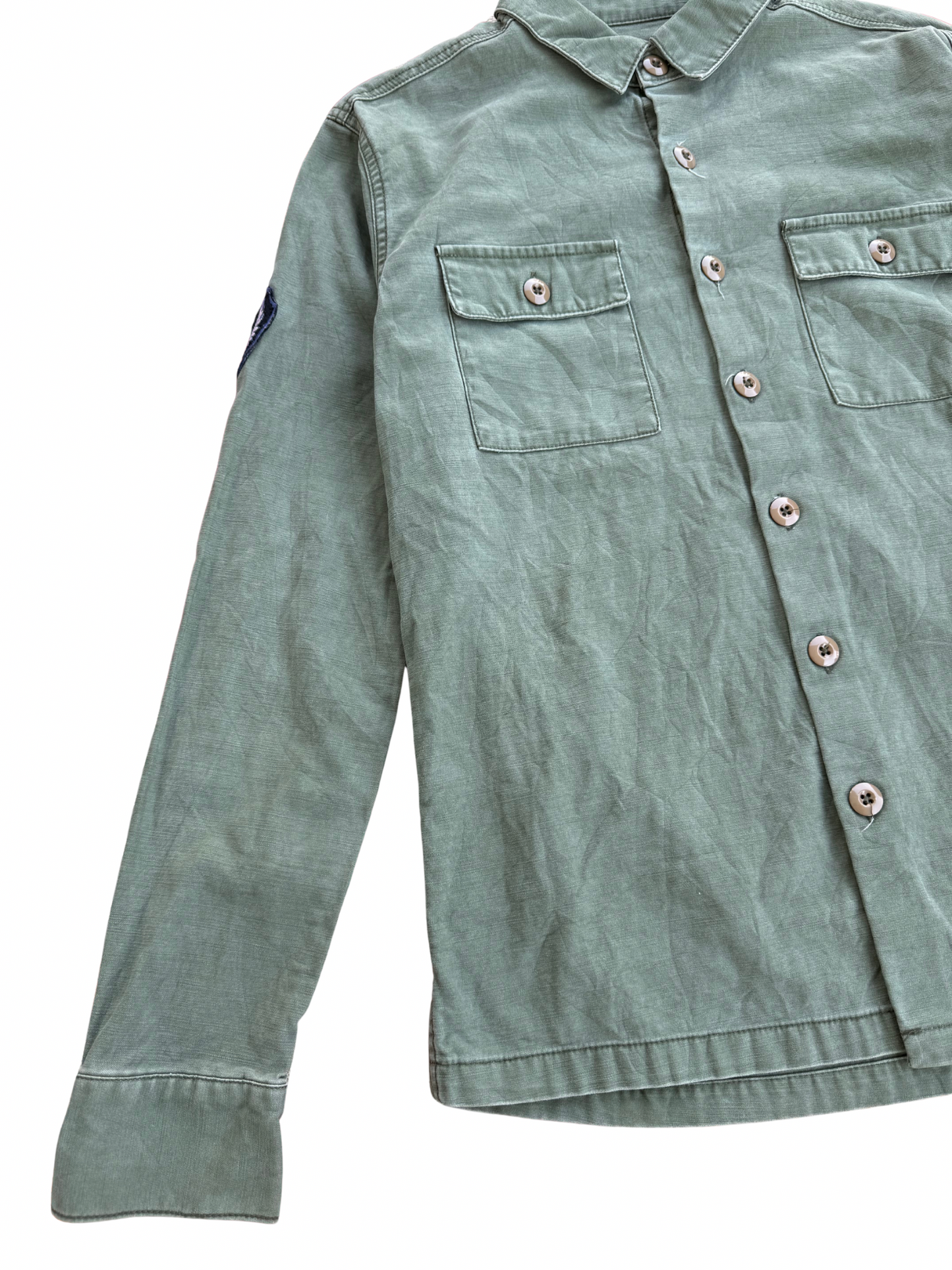 Vintage 1980s-90s Military Utility Shirt