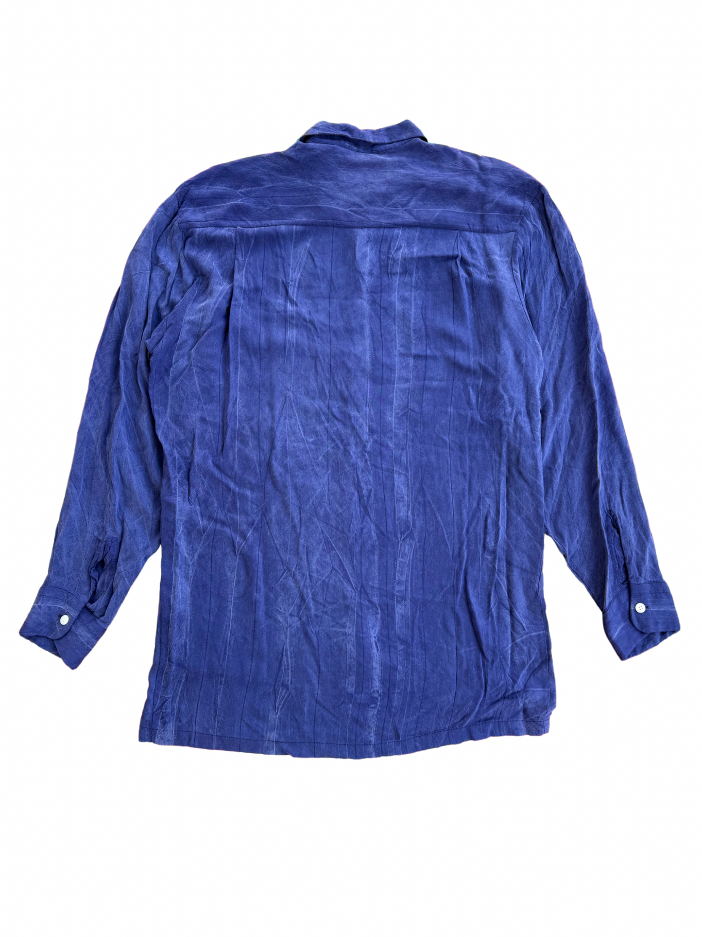 Vintage 1980s David’s Stitch Rayon Western Shirt