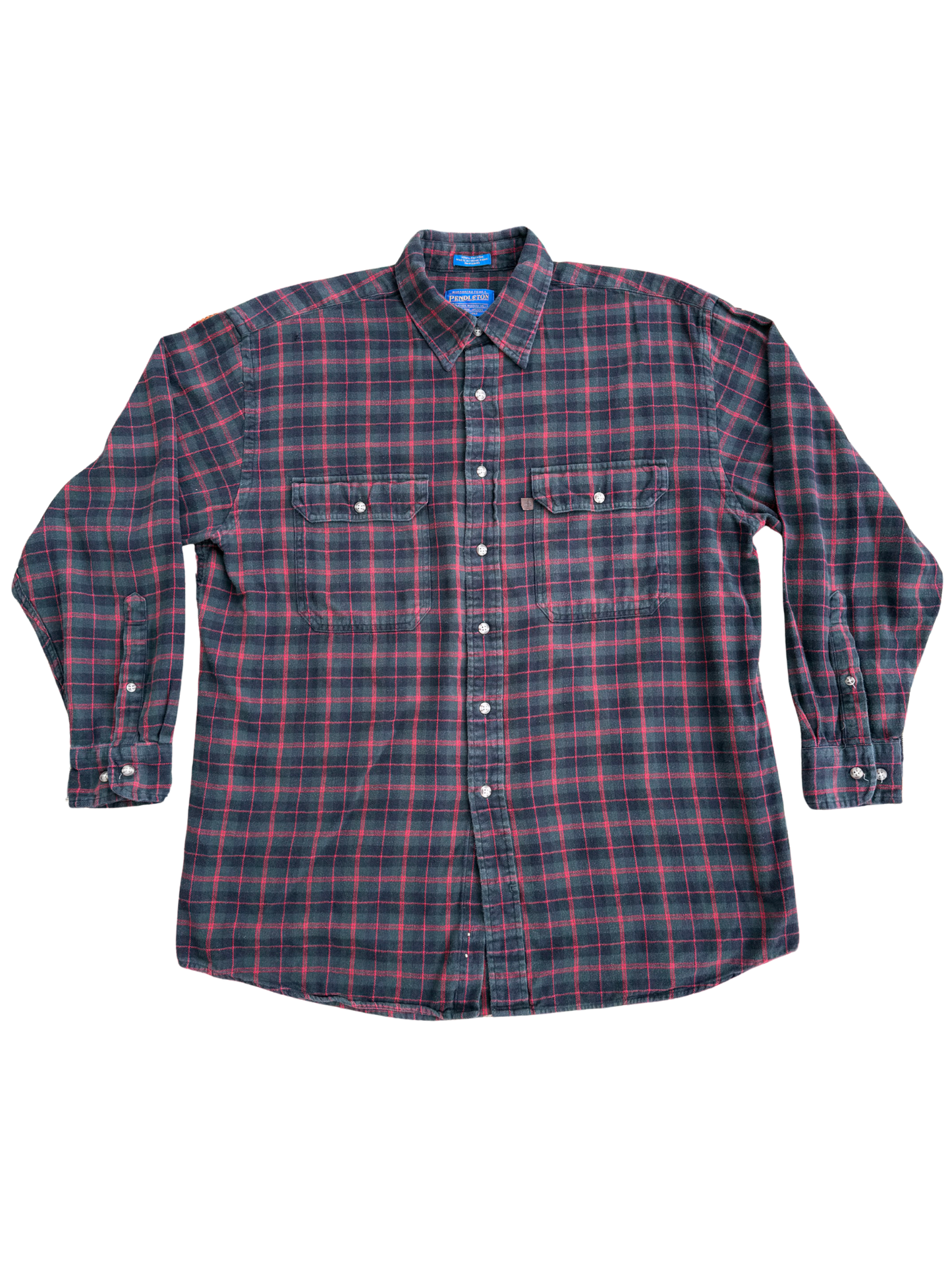 Vintage Pendleton Cotton Flannel Work Shirt