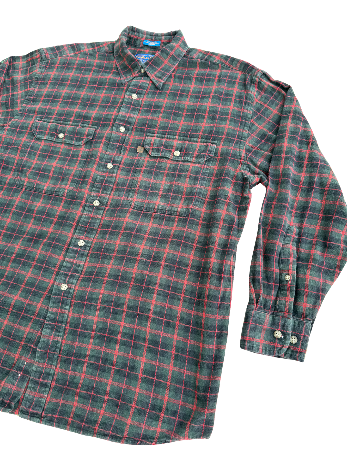 Vintage Pendleton Cotton Flannel Work Shirt