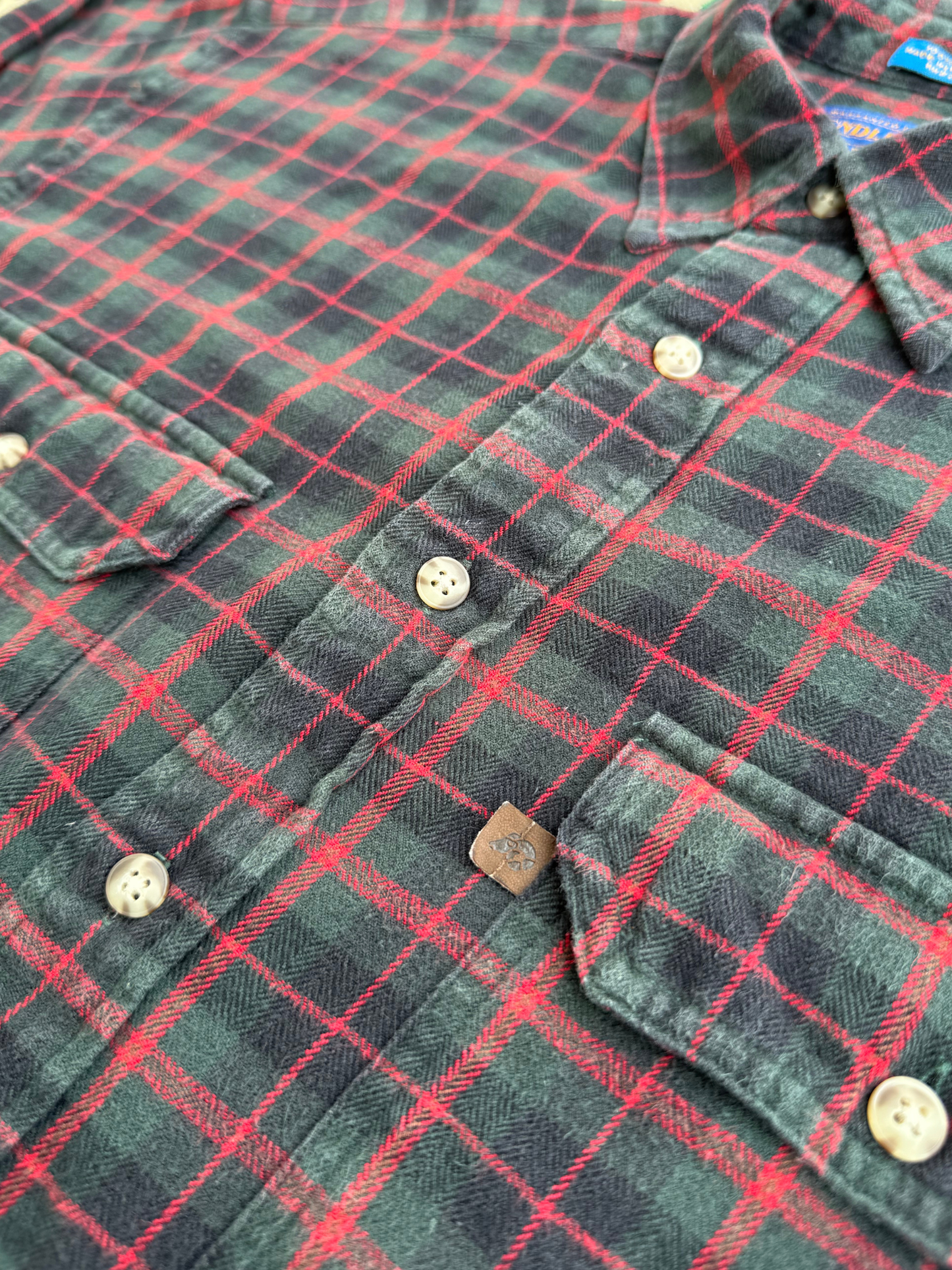 Vintage Pendleton Cotton Flannel Work Shirt