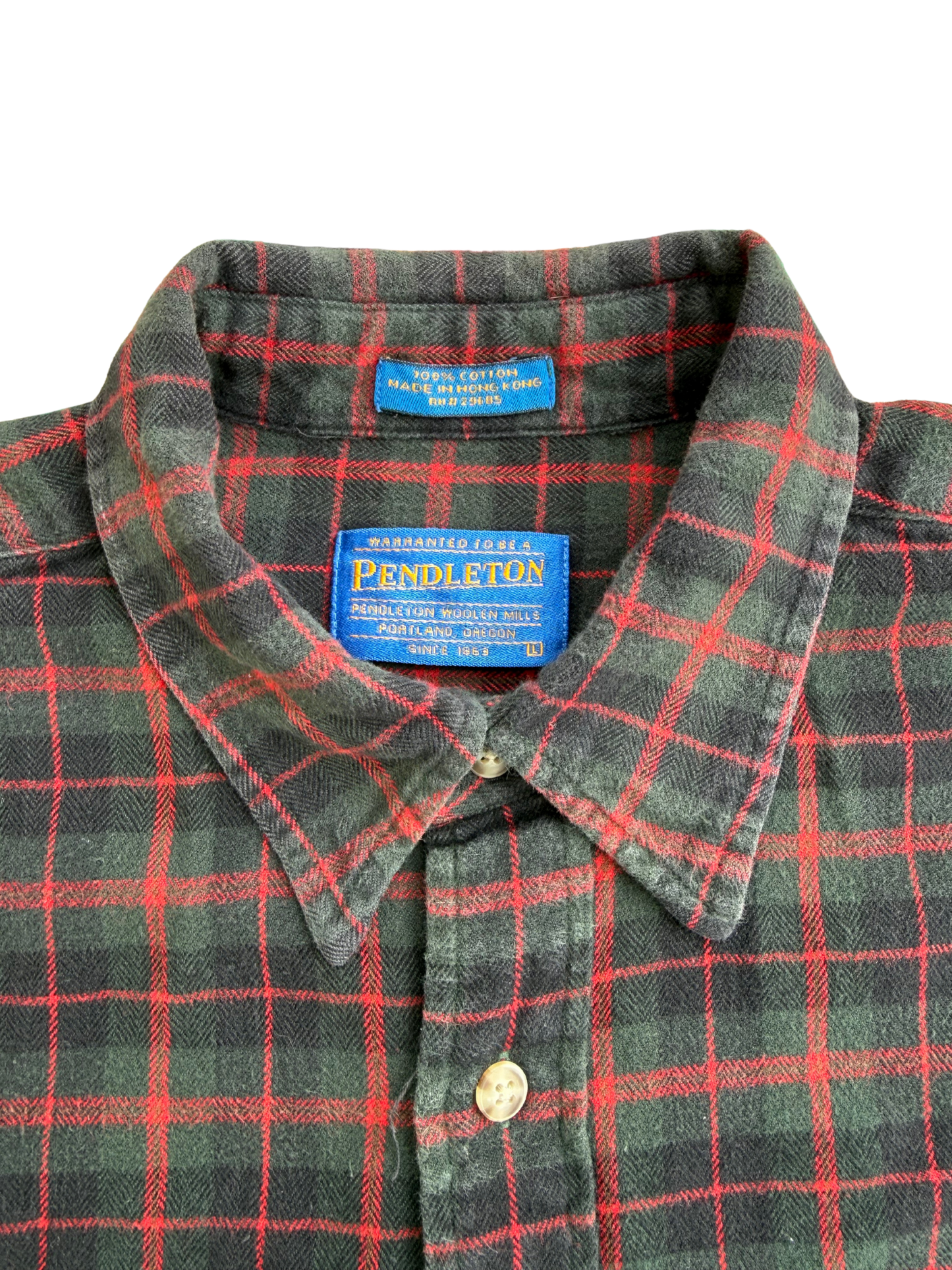 Vintage Pendleton Cotton Flannel Work Shirt