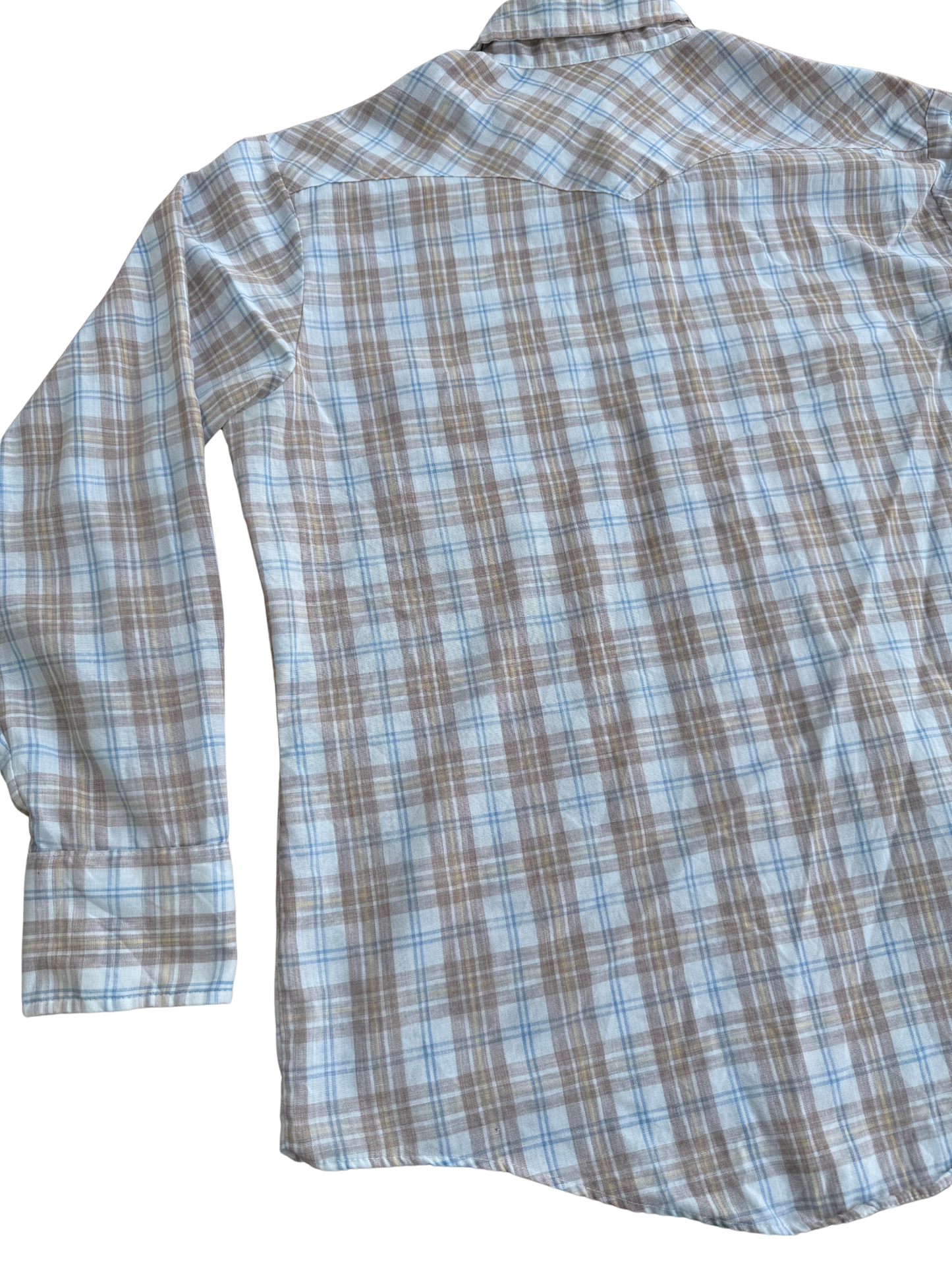 Vintage 1970s Stir-Ups Western Model Snap Shirt