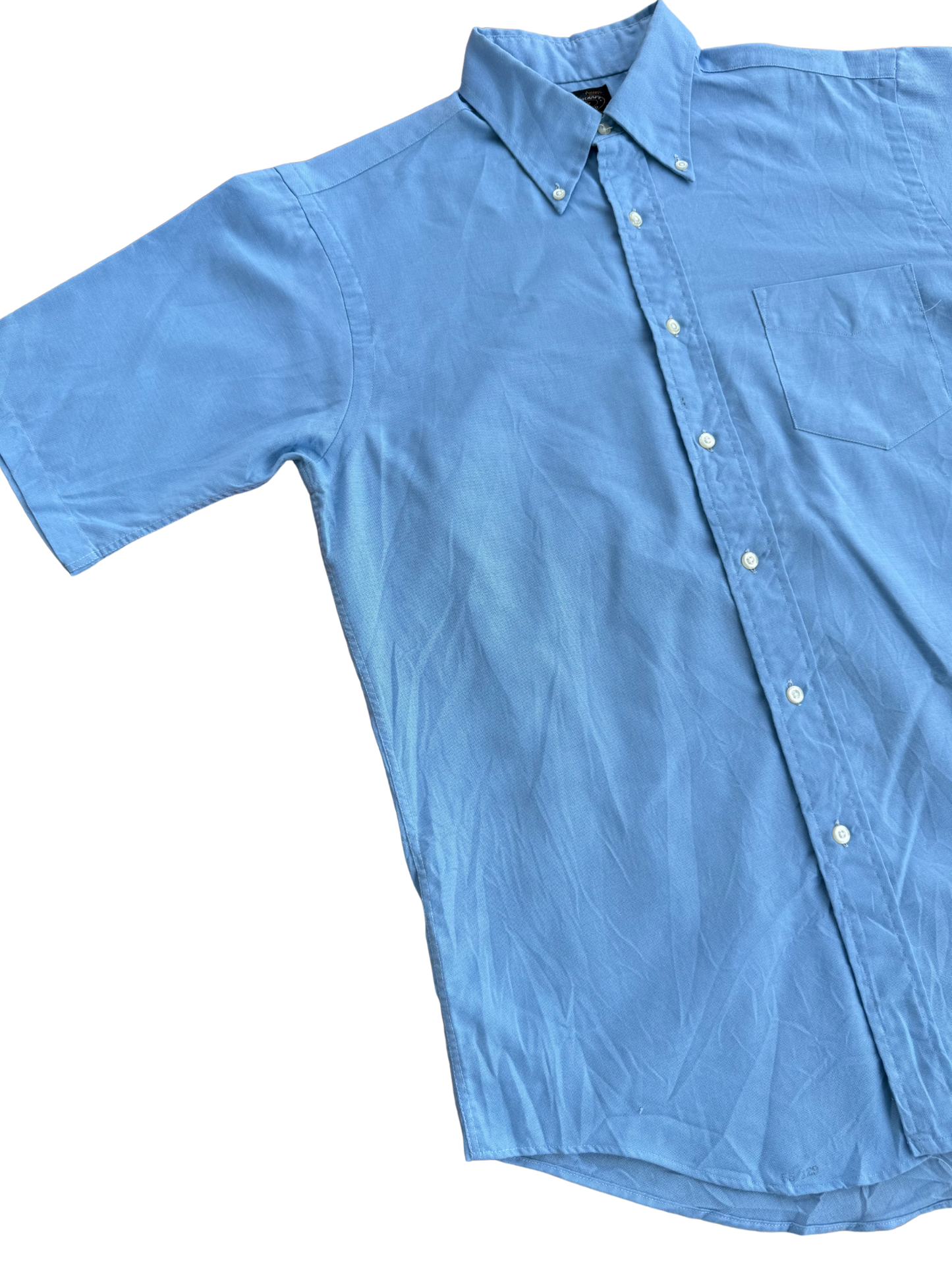 Vintage 1960s Towncraft “Penn-Prest” Short Sleeve Button-Down Shirt