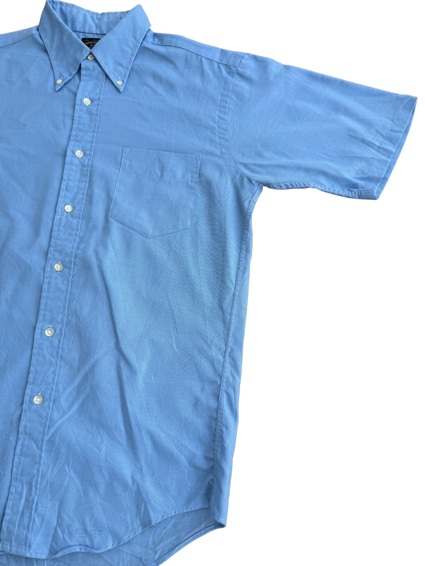 Vintage 1960s Towncraft “Penn-Prest” Short Sleeve Button-Down Shirt