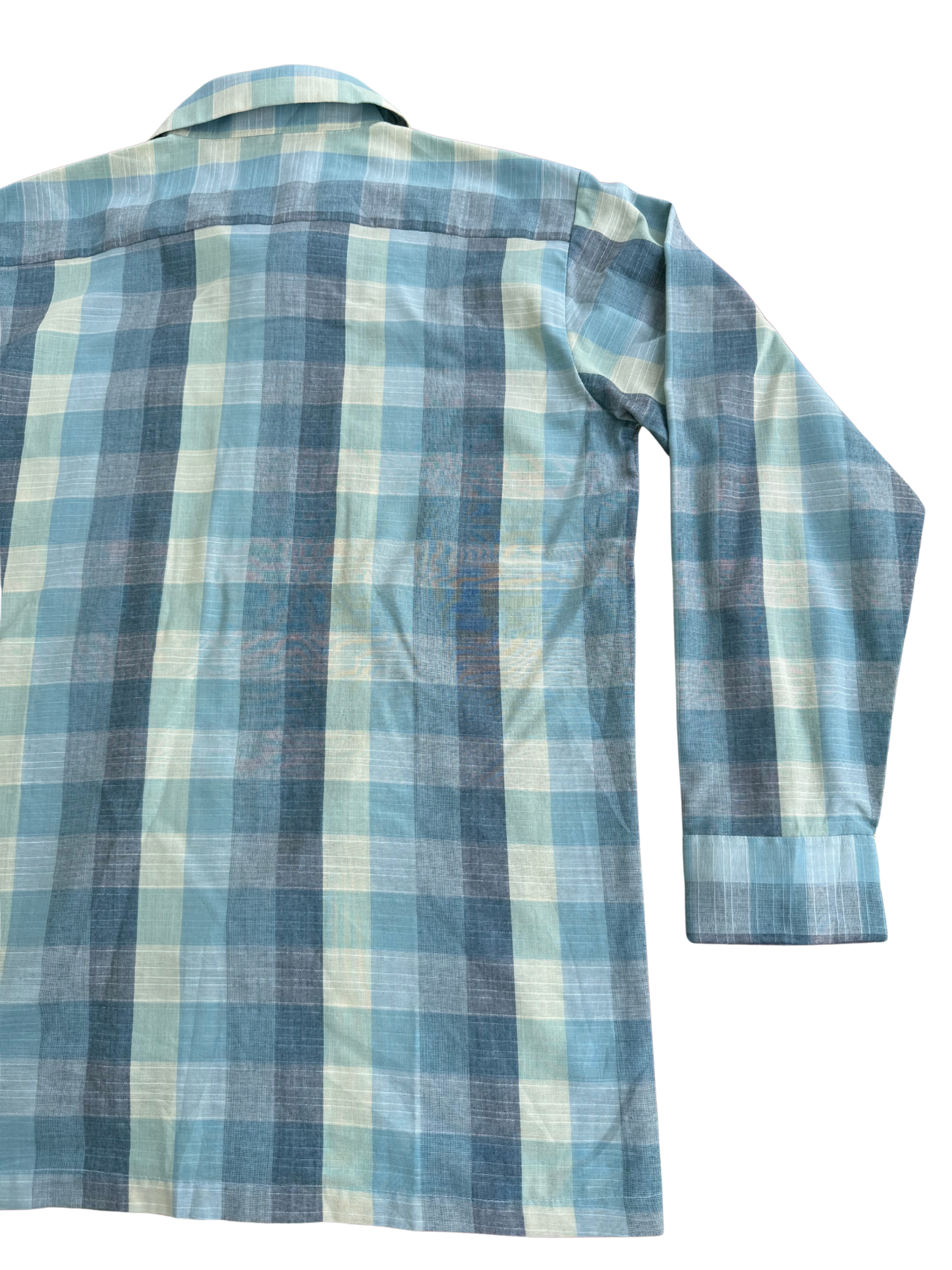 Vintage 1950s Manhattan Breeze-Weave Rayon Blend Shirt