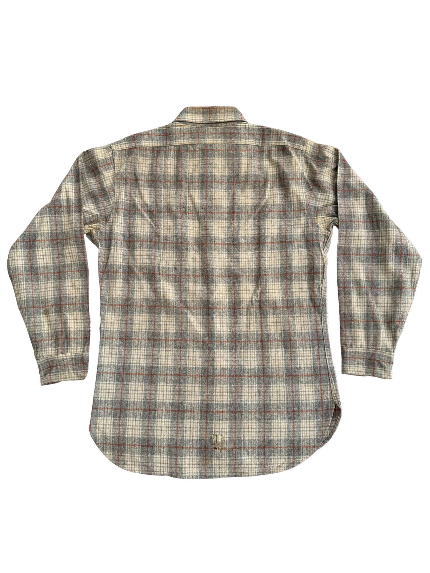 Vintage 1960s Pendleton “Grey Rust Check” Board Shirt