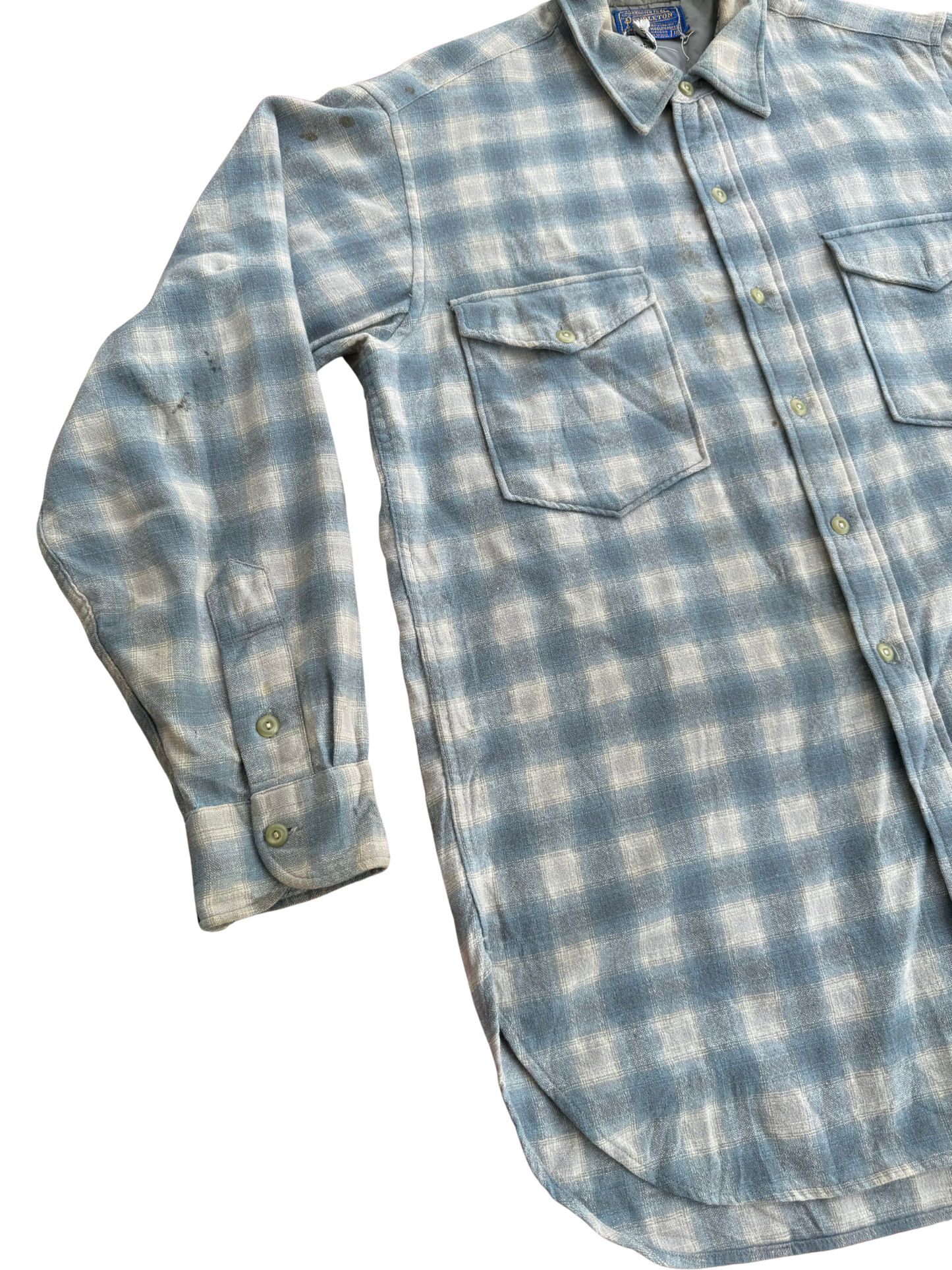 Vintage 1950s Pendleton x Ring & Brewer “Sky Check” Board Shirt