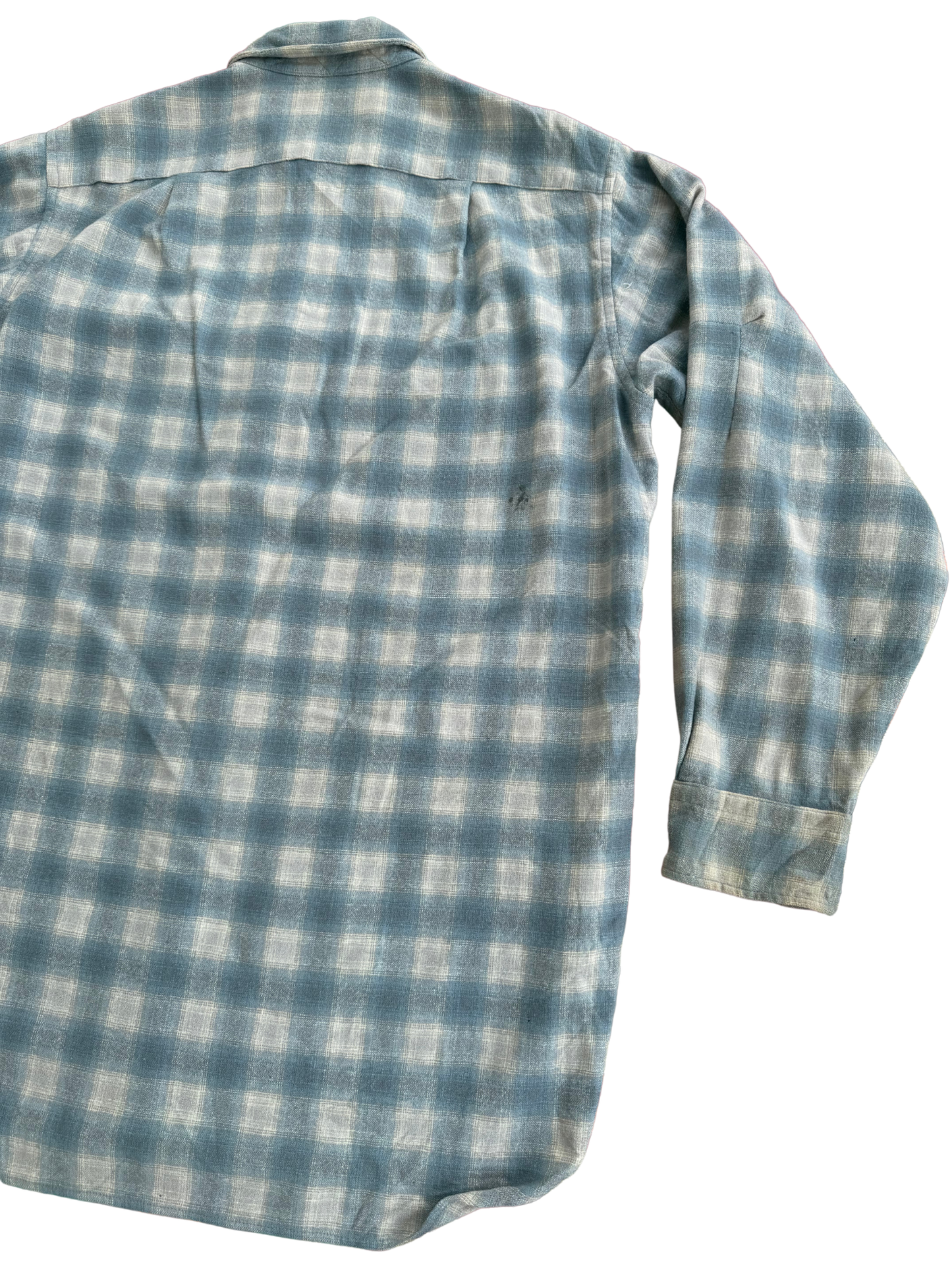 Vintage 1950s Pendleton x Ring & Brewer “Sky Check” Board Shirt