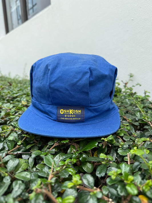 Vintage OshKosh B’Gosh Kids Work Cap Blue Made in USA