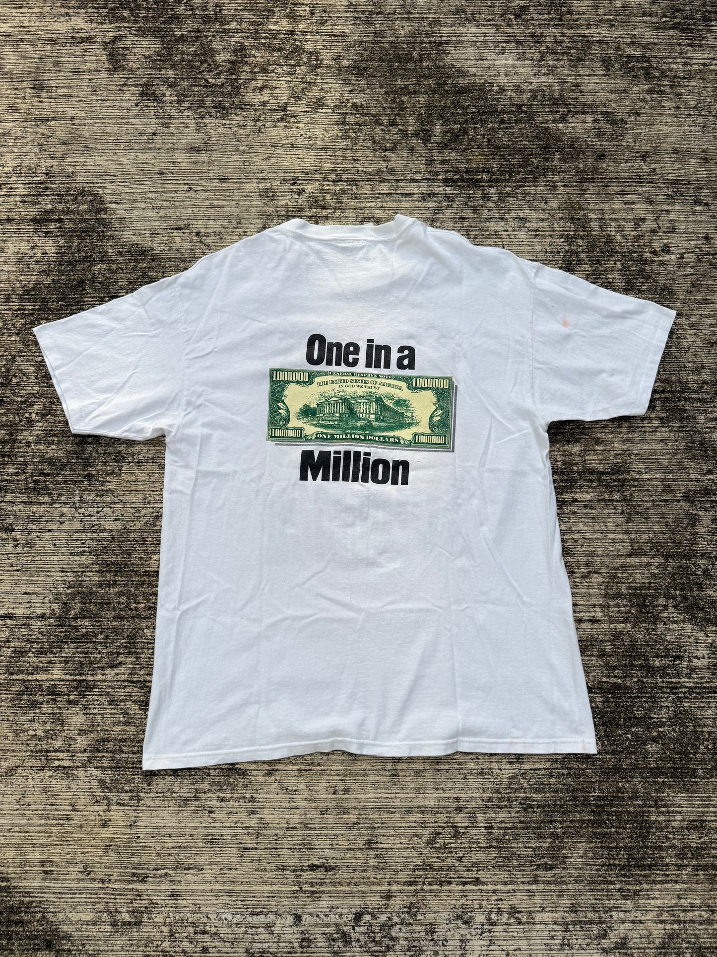 Vintage 1990s “Future Millionaire” Graphic T-Shirt Made In USA